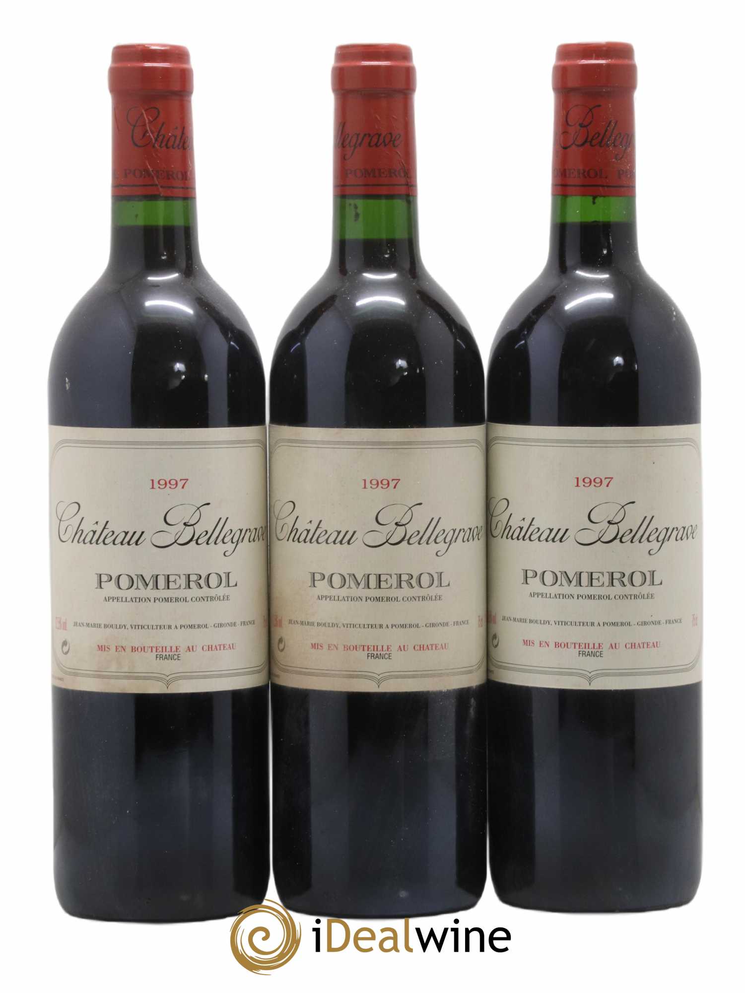 Château Bellegrave 1997 - Lot de 3 bouteilles - 0