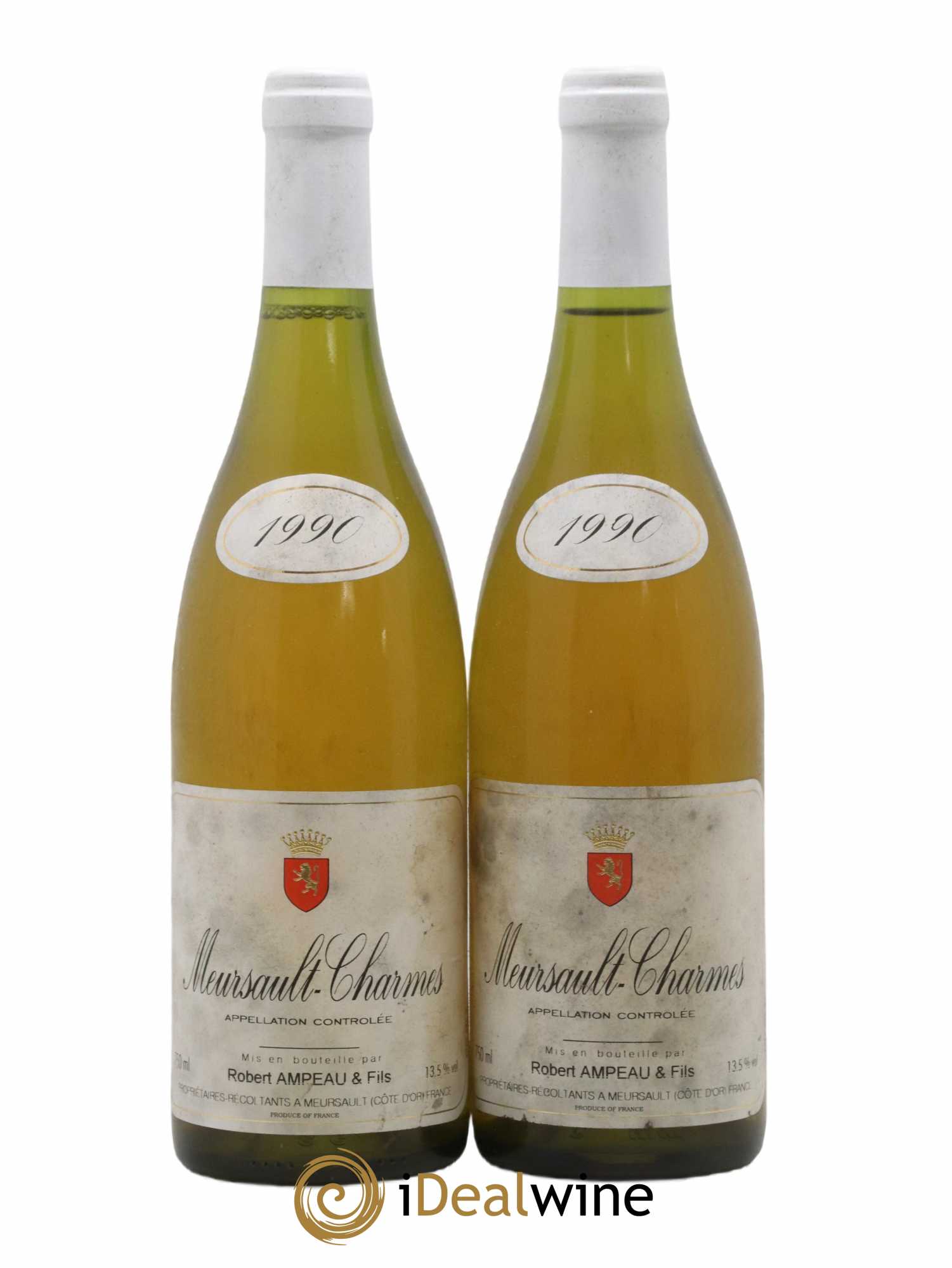 Meursault 1er Cru 1990 - Posten von 2 Flaschen - 0