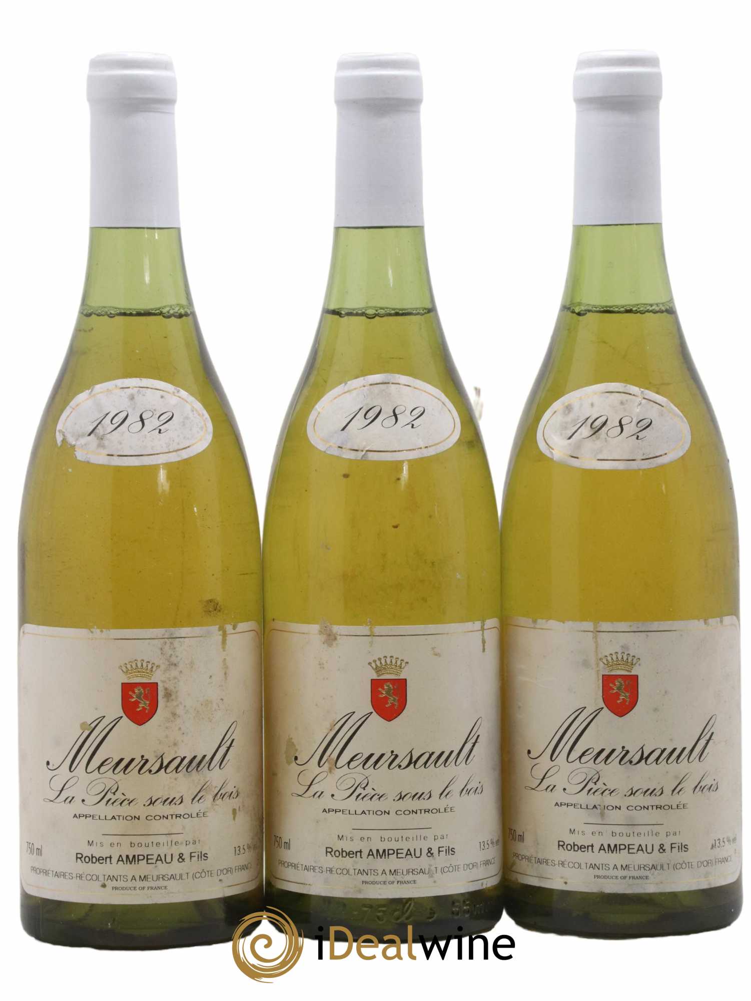 Meursault 1982 - Posten von 3 Flaschen - 0