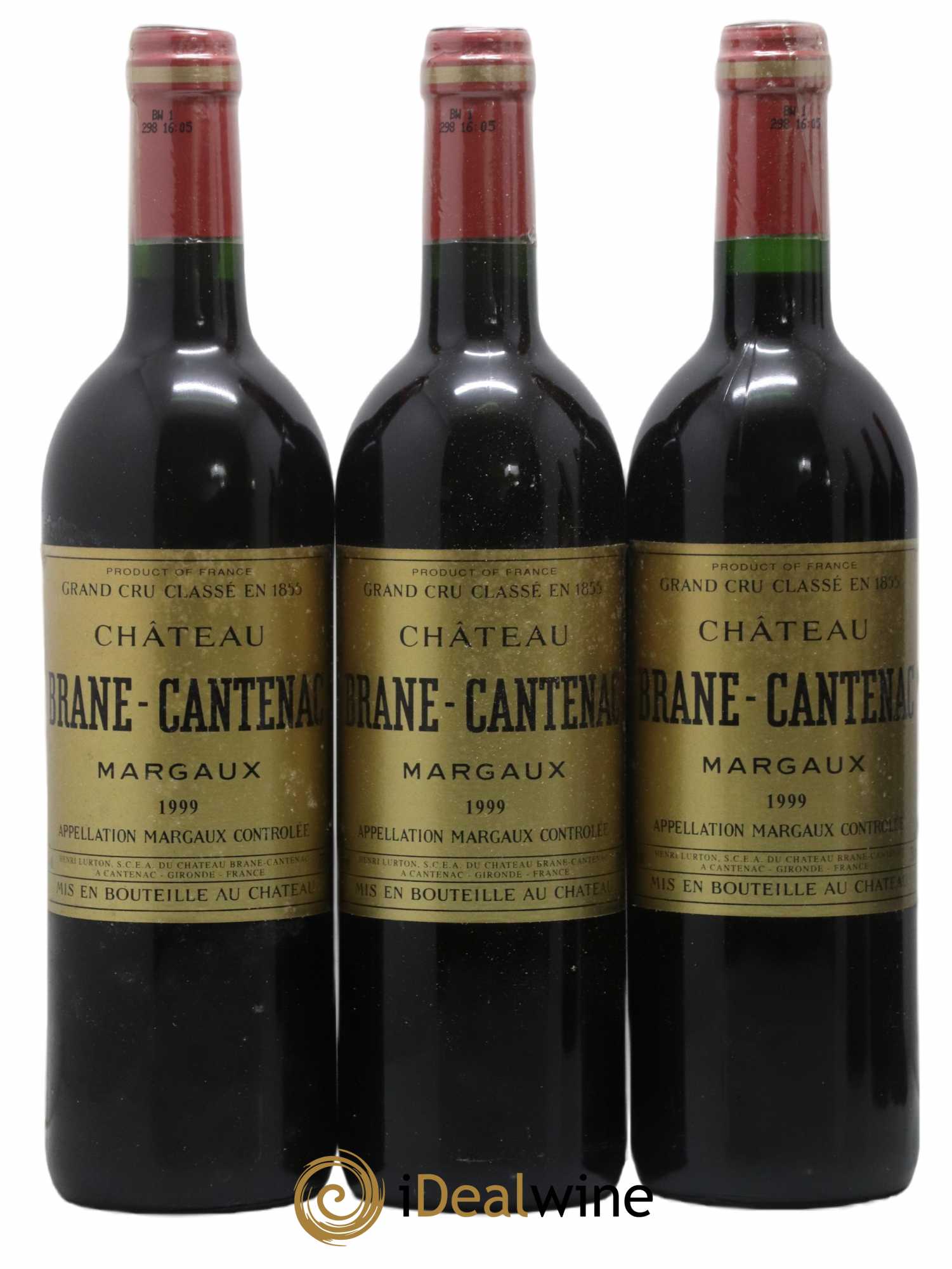 Château Brane Cantenac 2ème Grand Cru Classé 1999 - Lot de 6 bouteilles - 1