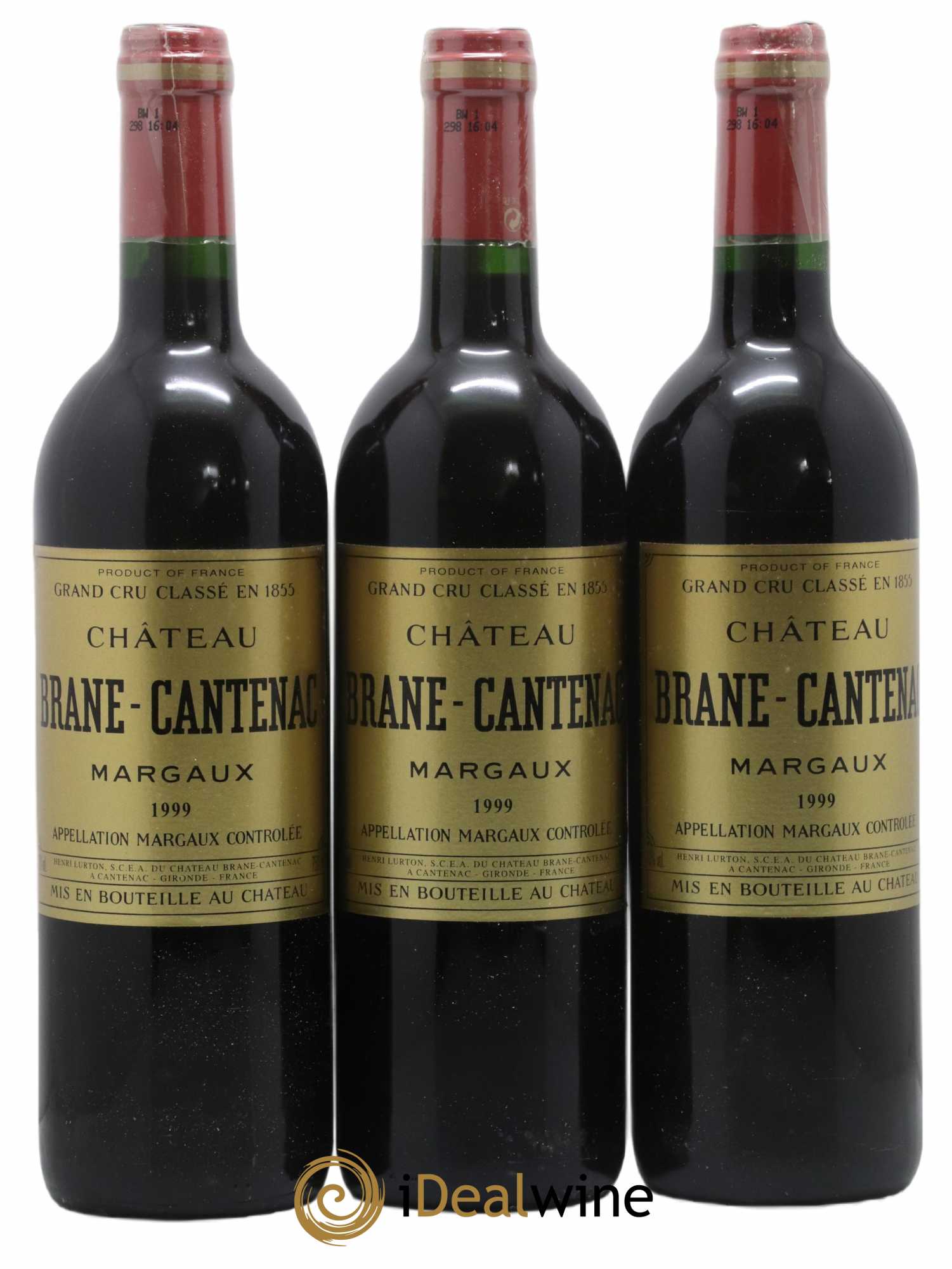 Château Brane Cantenac 2ème Grand Cru Classé 1999 - Lot de 6 bouteilles - 2