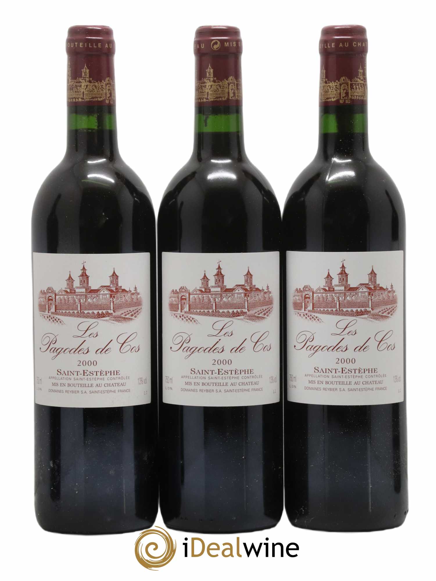 Les Pagodes de Cos Second Vin 2000 - Posten von 12 Flaschen - 2