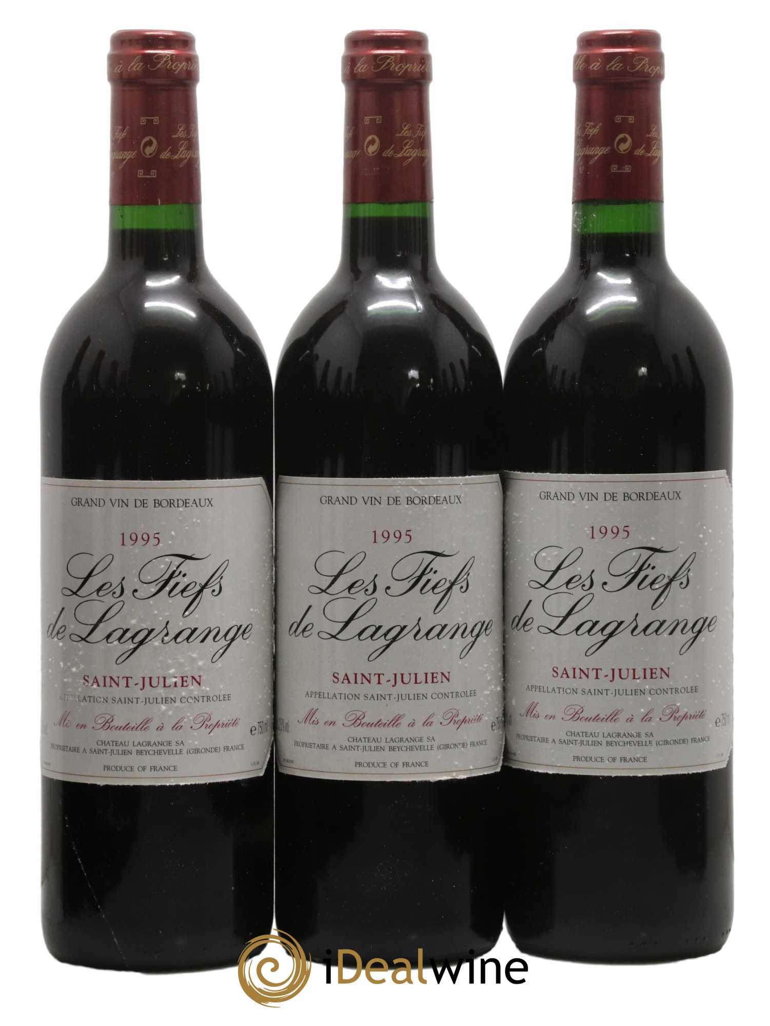 Les Fiefs de Lagrange Second Vin 1995 - Lot de 12 bouteilles - 1