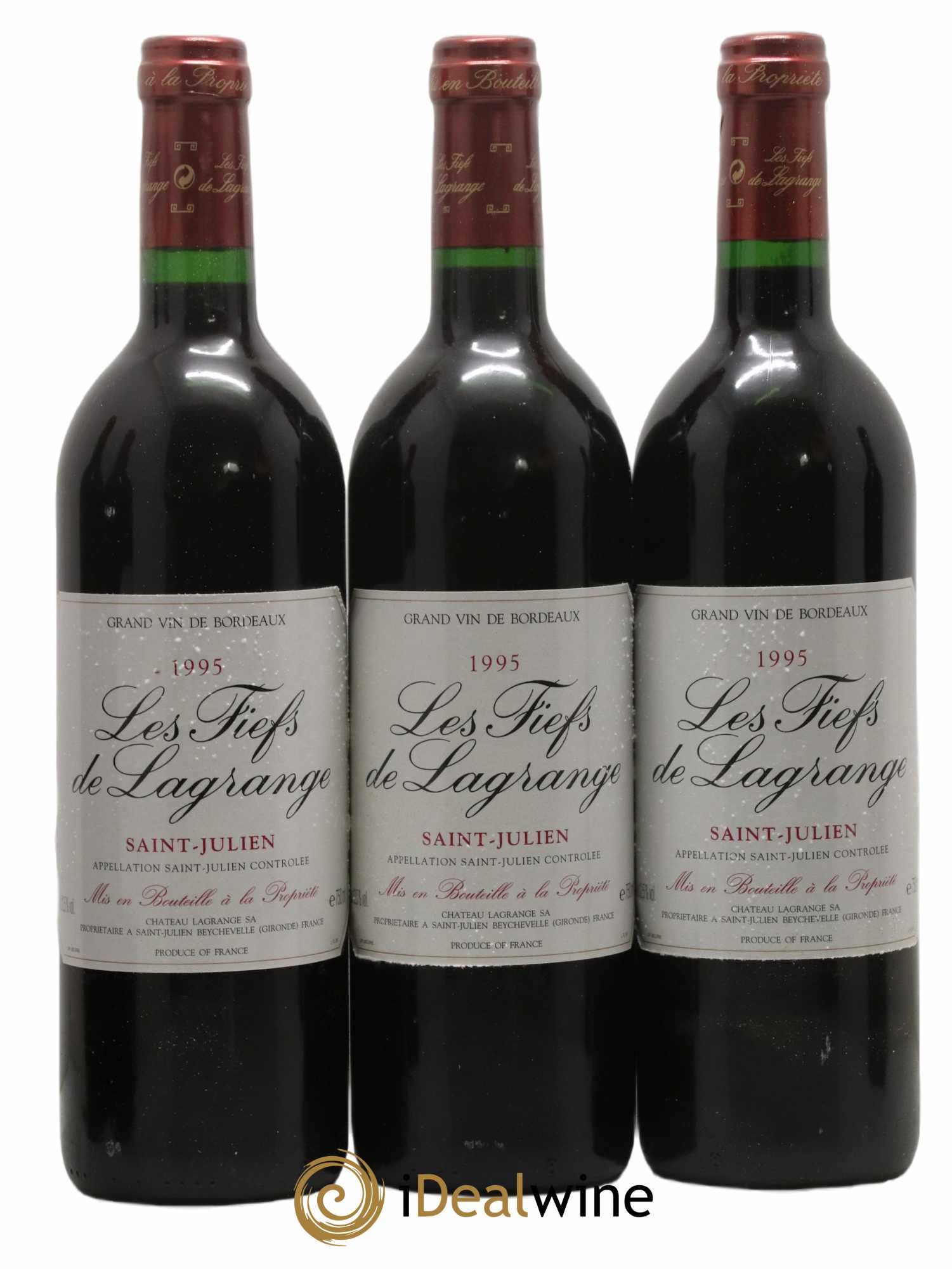 Les Fiefs de Lagrange Second Vin 1995 - Lot de 12 bouteilles - 3