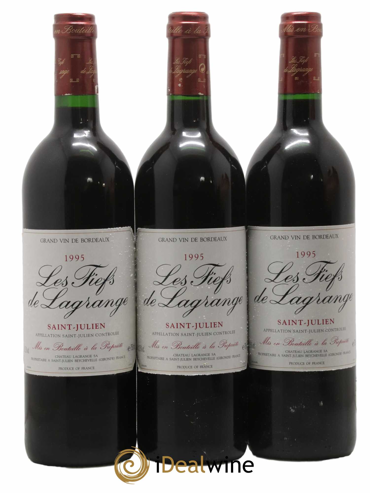 Les Fiefs de Lagrange Second Vin 1995 - Lot de 12 bouteilles - 4