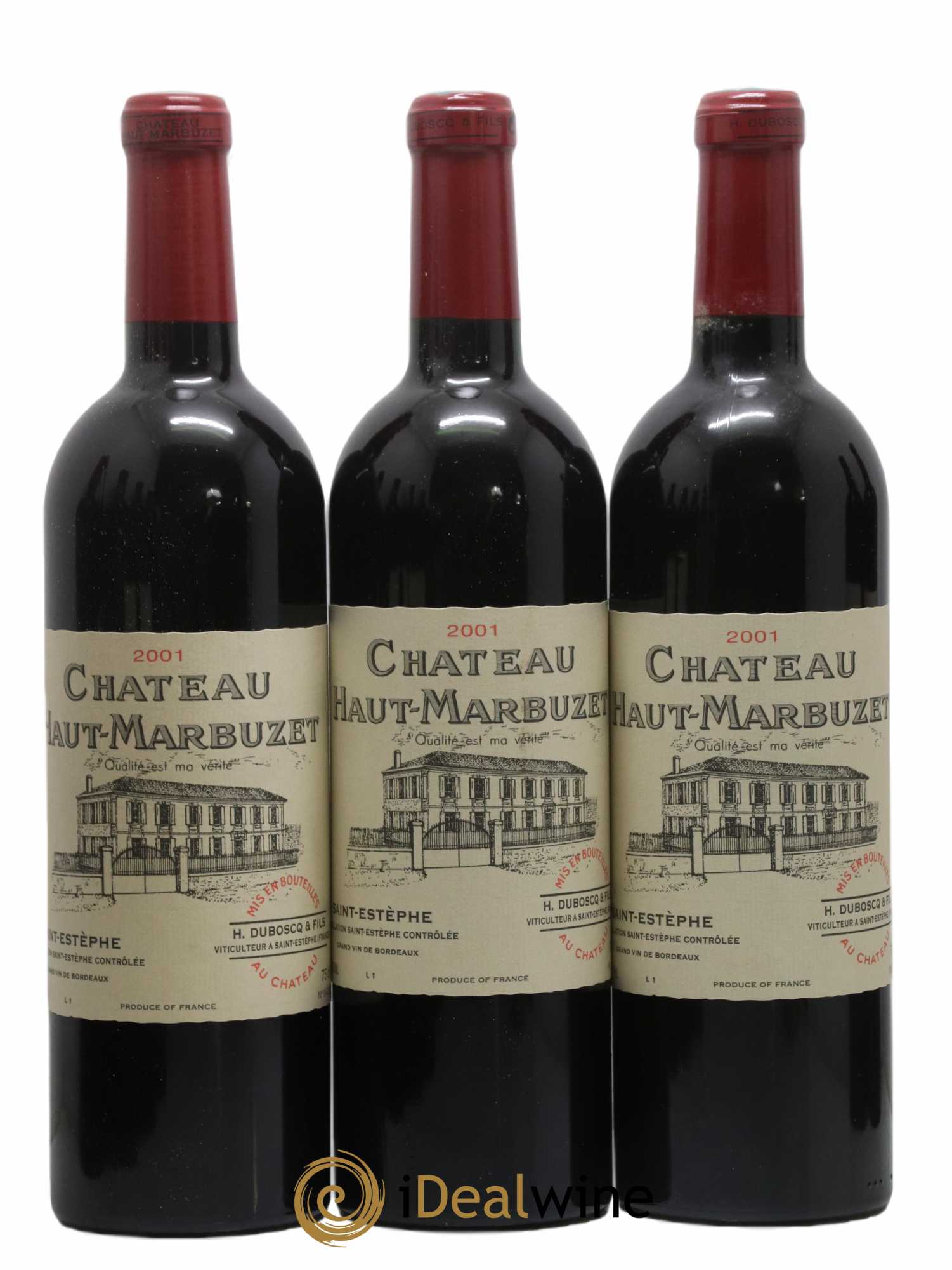 Château Haut Marbuzet 2001 - Lot de 12 bouteilles - 2