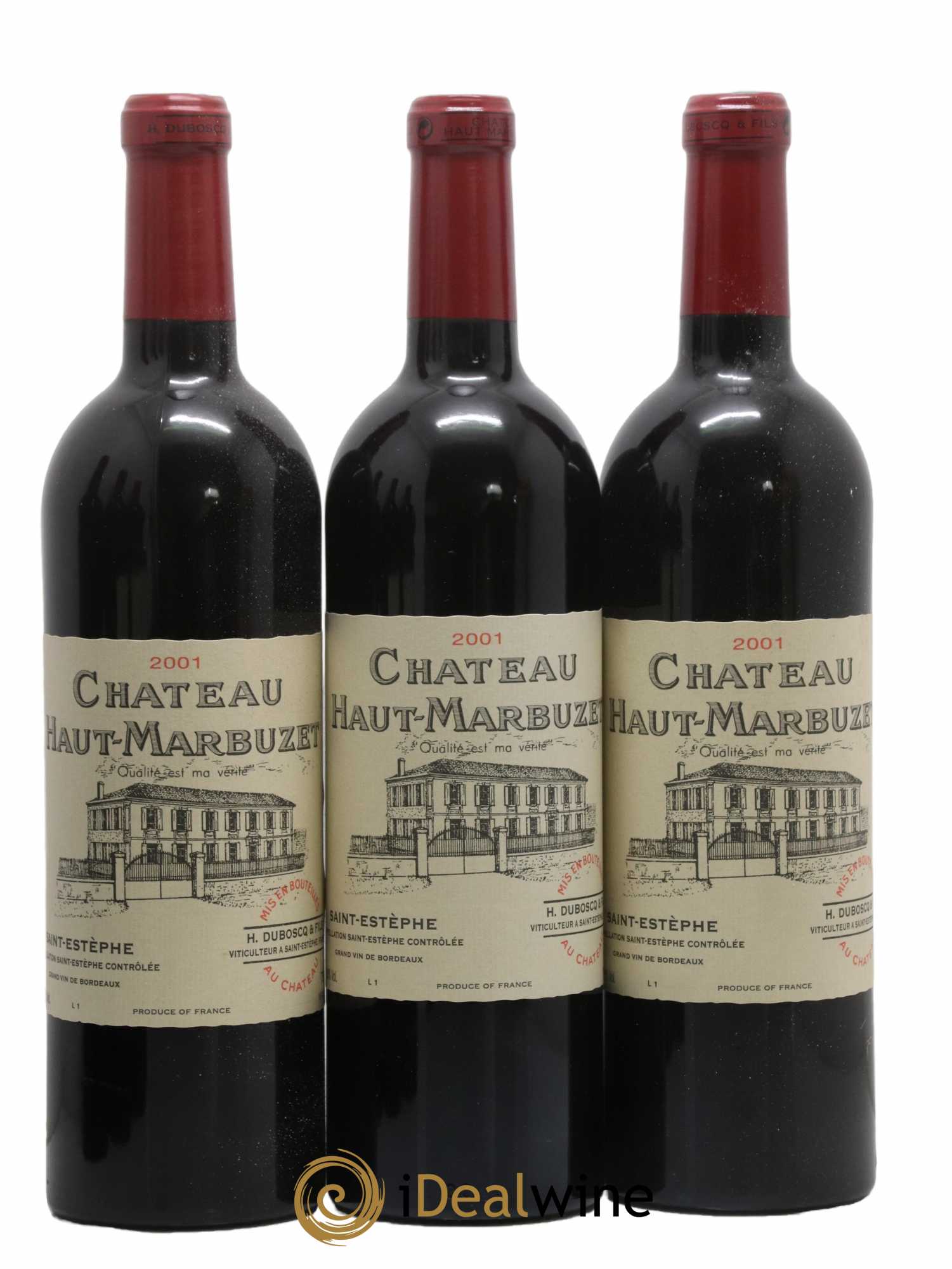 Château Haut Marbuzet 2001 - Lot de 12 bouteilles - 3
