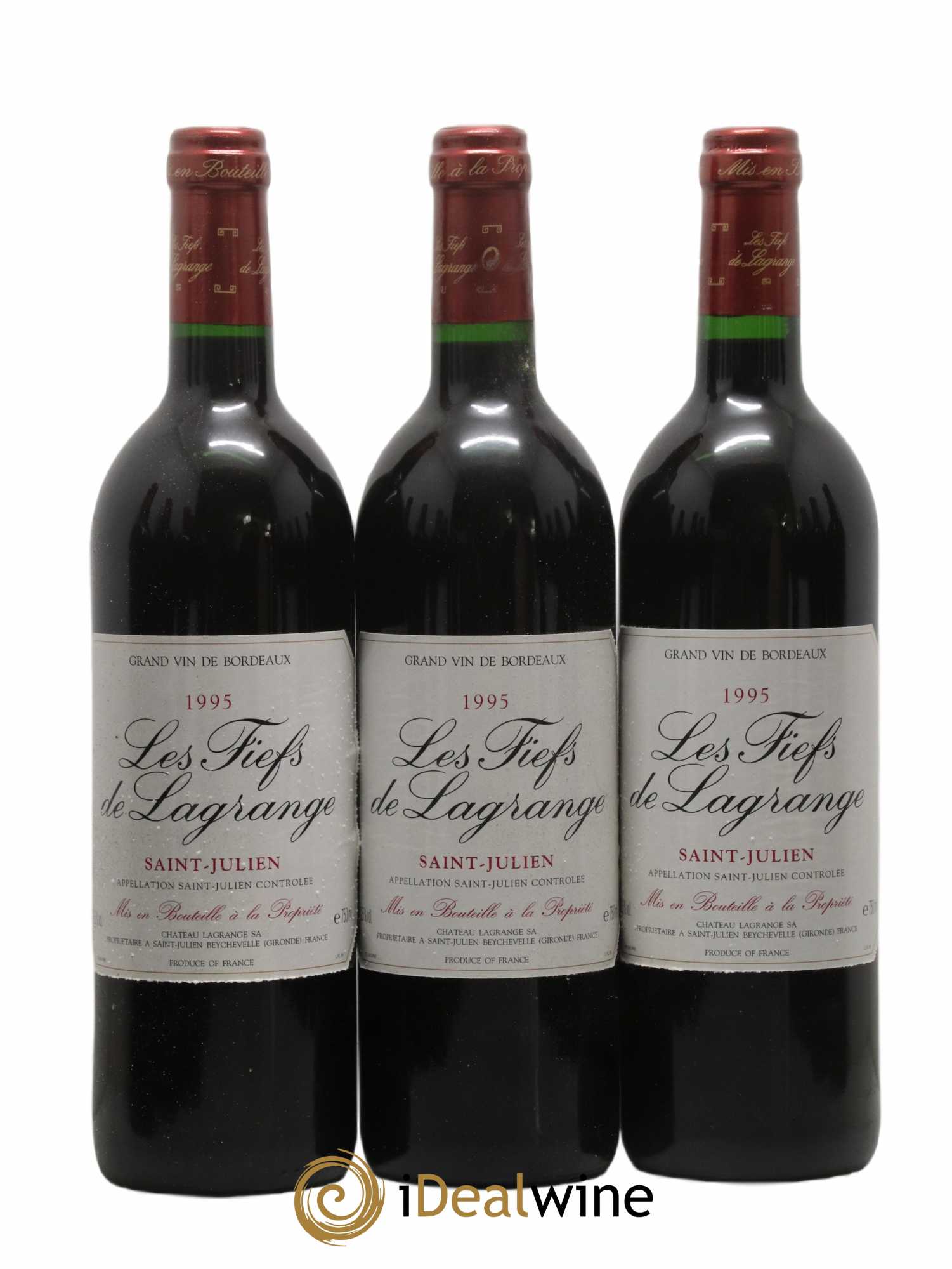Les Fiefs de Lagrange Second Vin 1995 - Lot de 12 bouteilles - 1