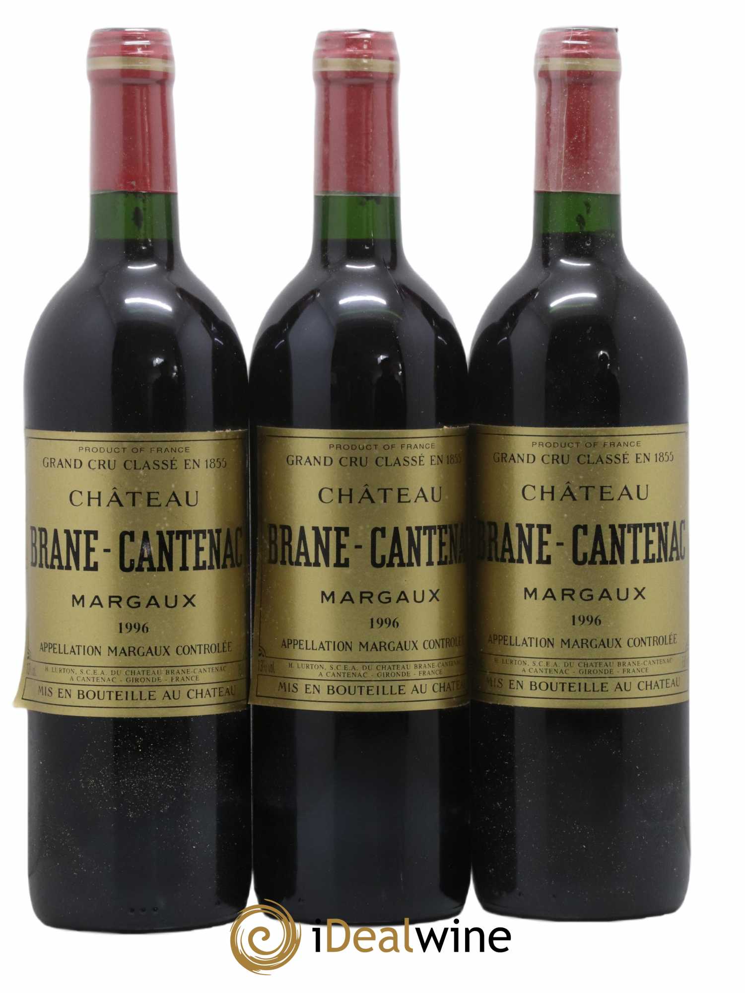 Château Brane Cantenac 2ème Grand Cru Classé 1996 - Lot de 6 bouteilles - 2