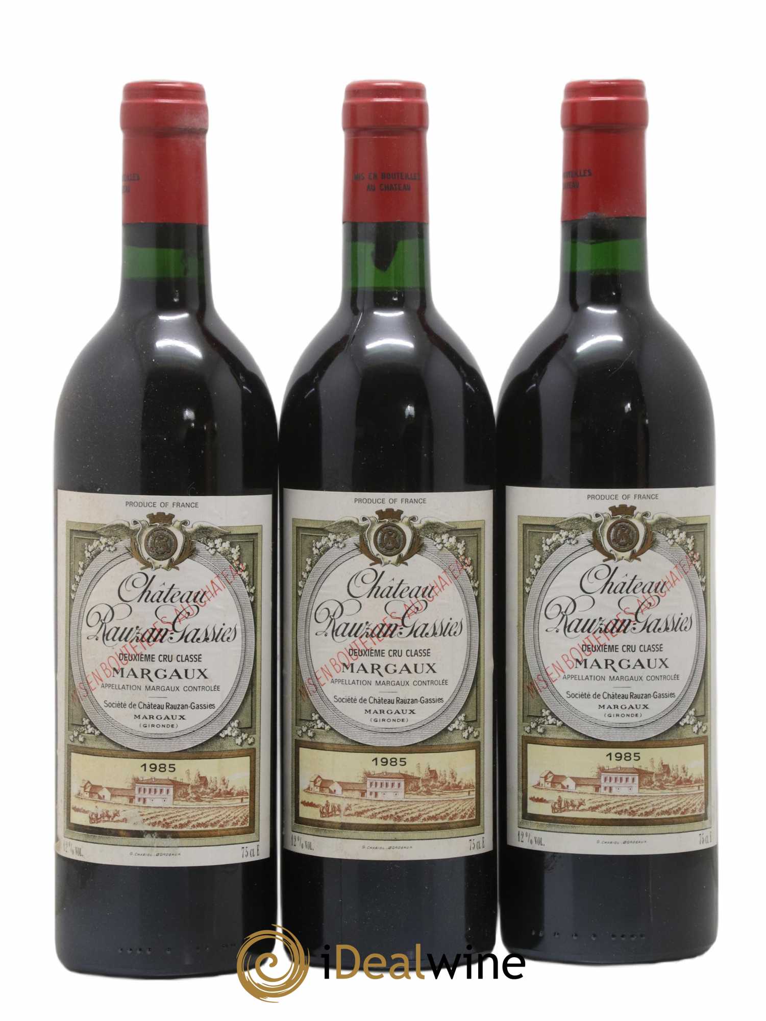 Château Rauzan-Gassies 2ème Grand Cru Classé 1985 - Lot of 12 bottles - 4