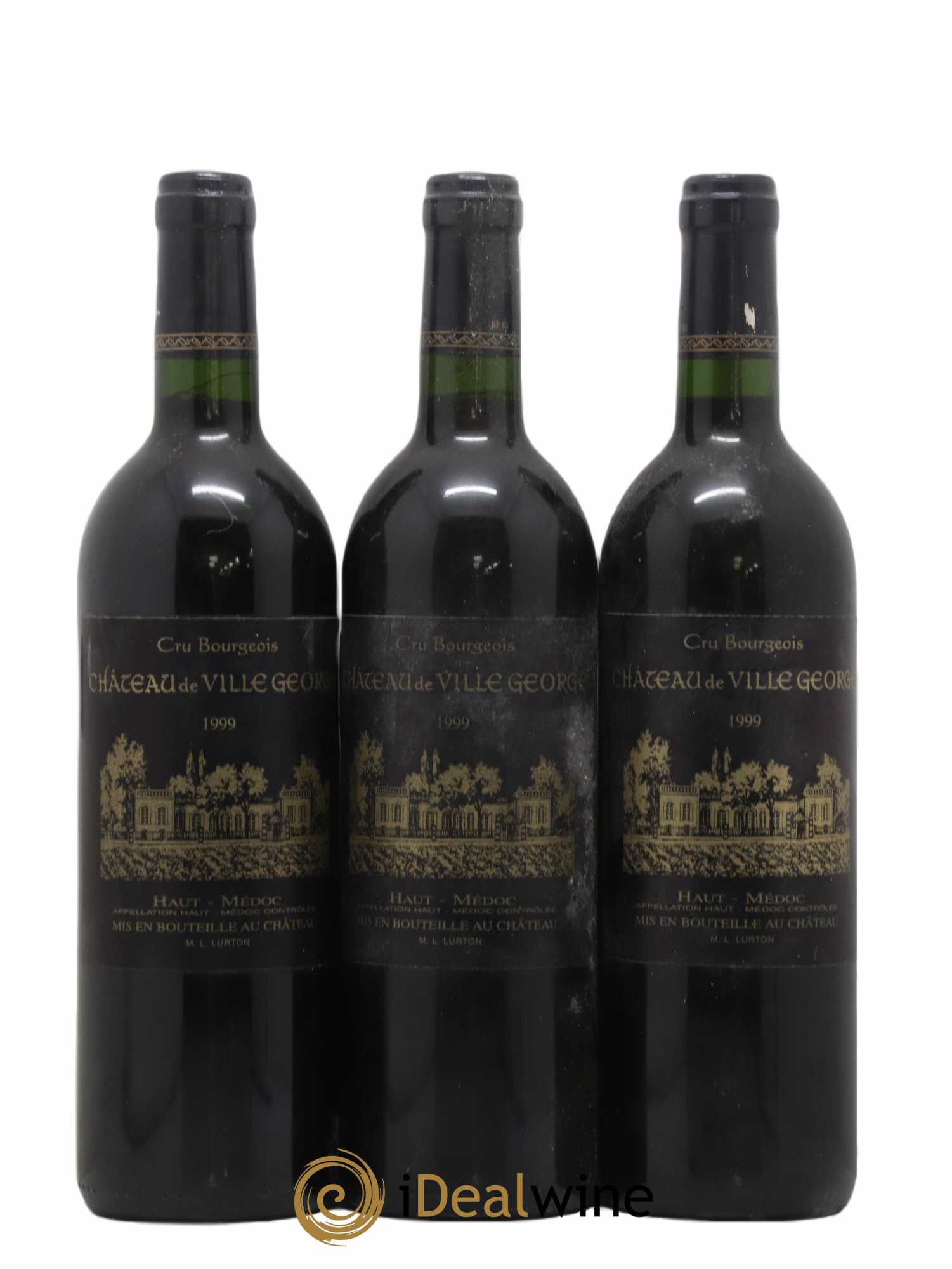 Haut Médoc Château De Villegeorge 1999 - Lot de 3 bouteilles - 0