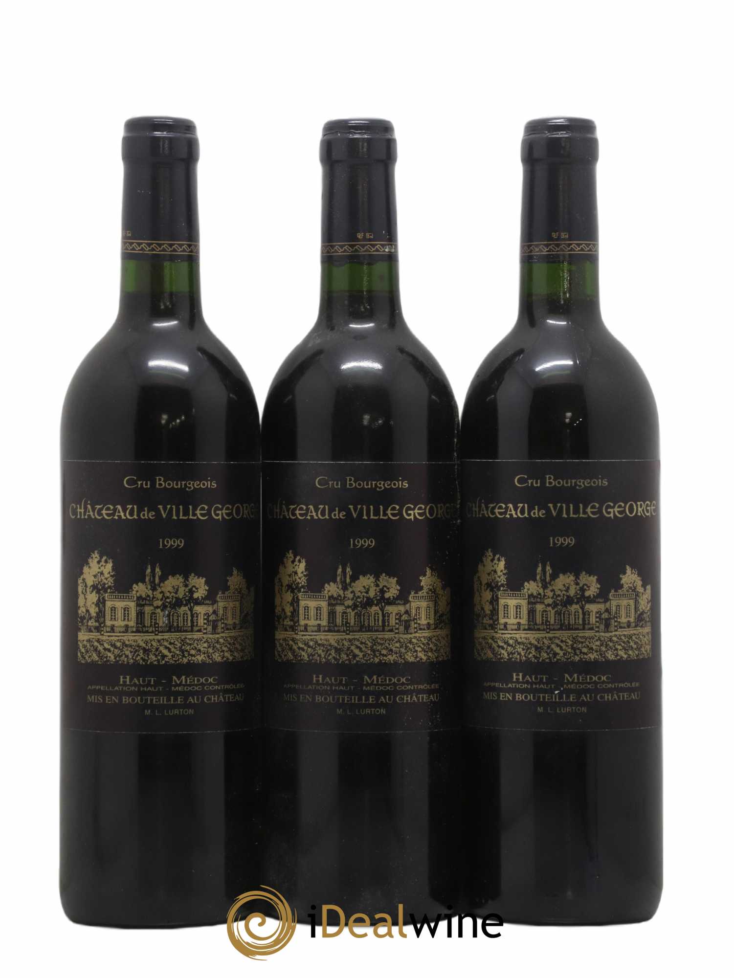 Haut Médoc Château De Villegeorge 1999 - Lot de 3 bouteilles - 0