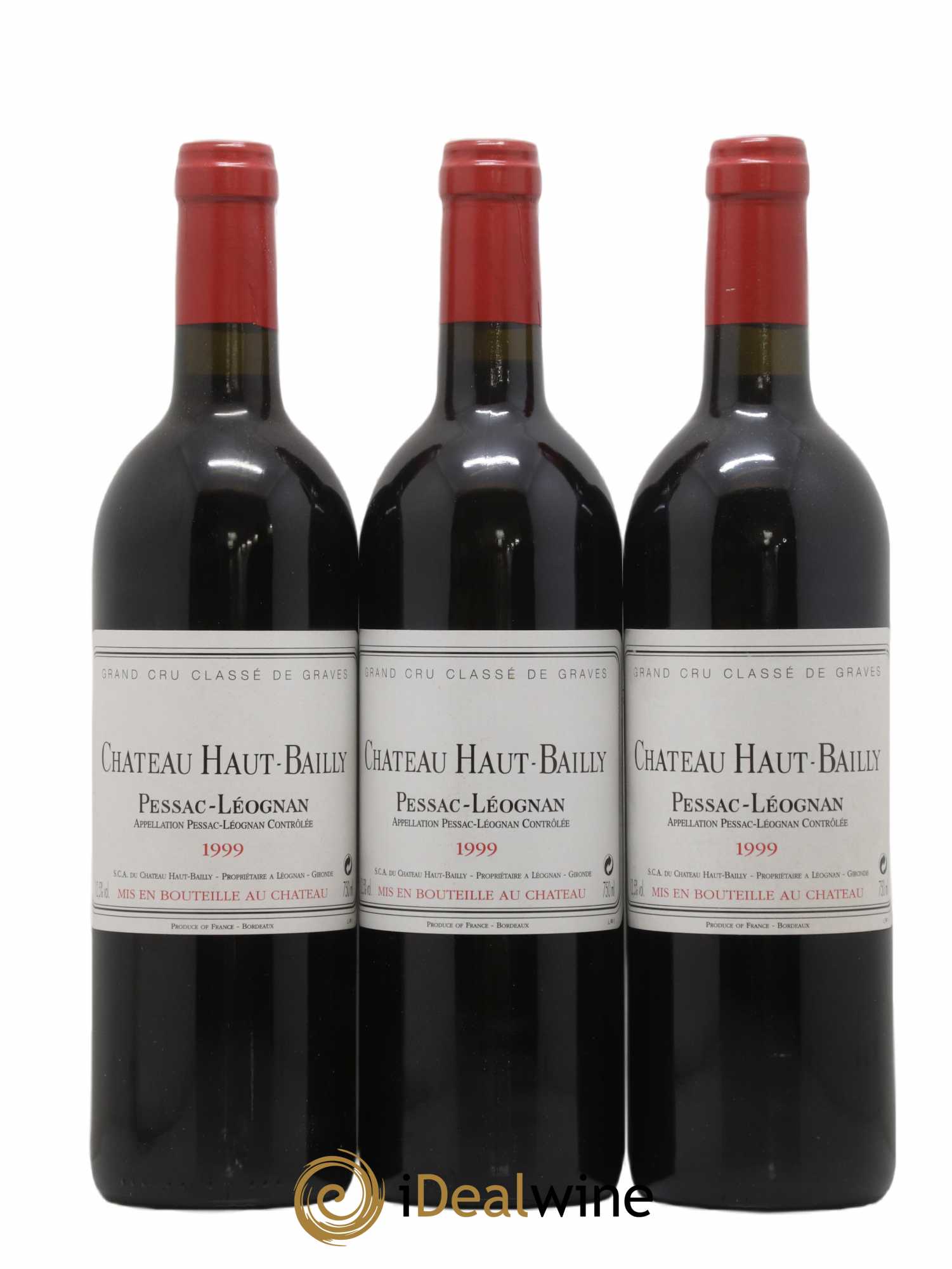 Château Haut-Bailly Cru Classé de Graves 1999 - Lot de 6 bouteilles - 1