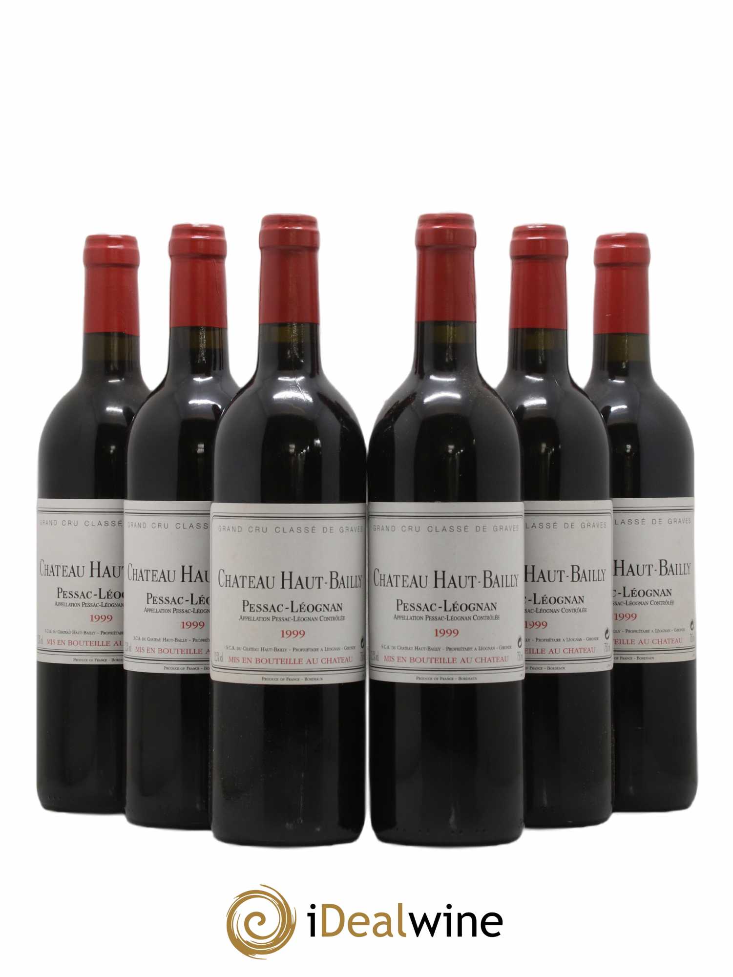 Château Haut-Bailly Cru Classé de Graves 1999 - Lot de 6 bouteilles - 0