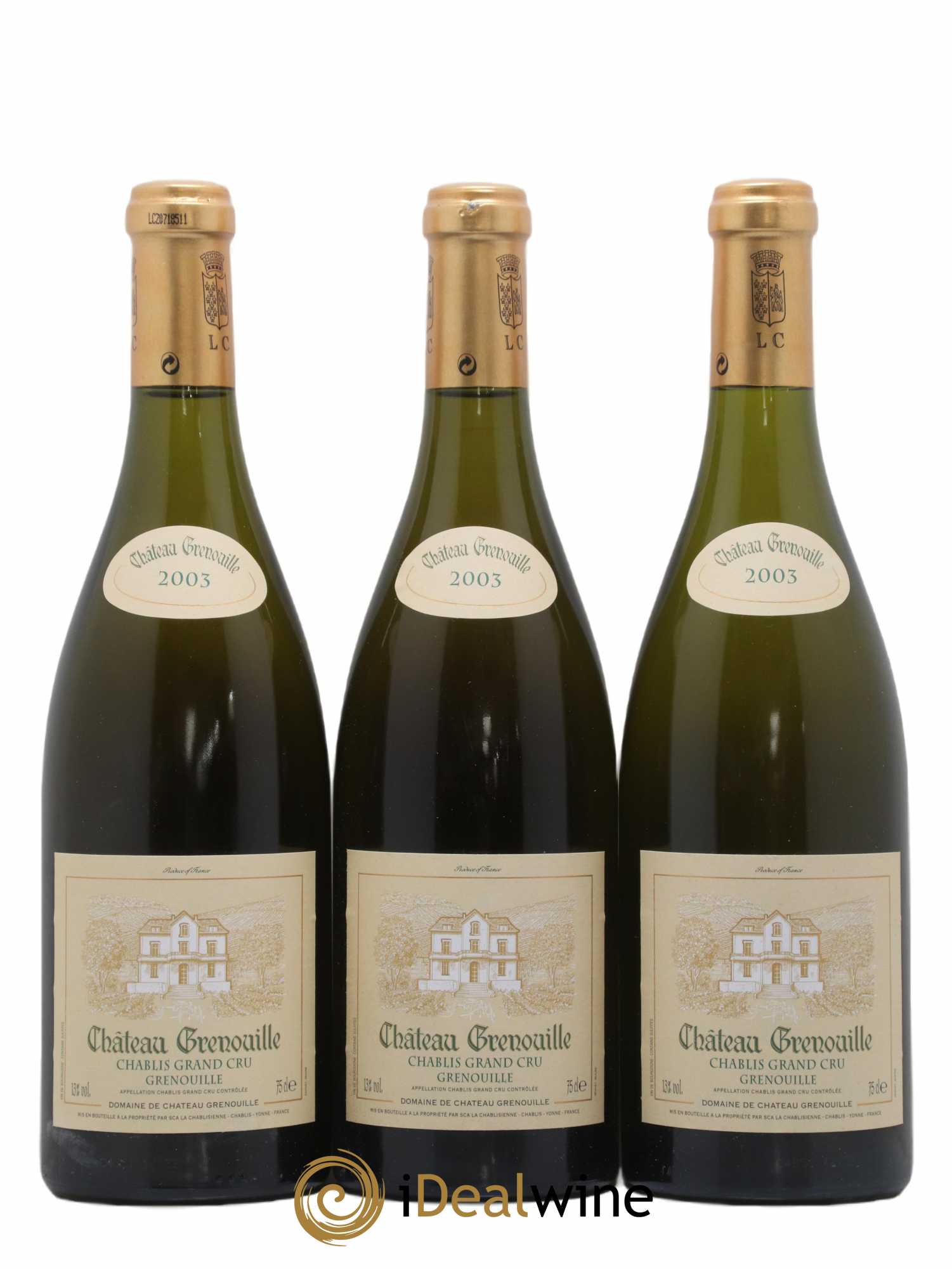 Chablis Grand Cru Grenouilles Château Grenouille - La Chablisienne 2003 - Lot de 6 bouteilles - 2