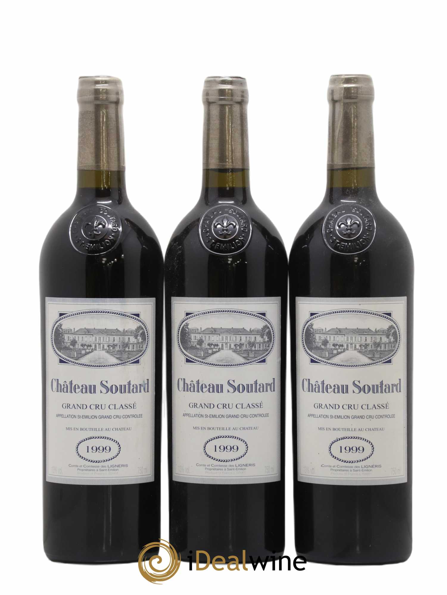 Château Soutard Grand Cru Classé 1999 - Lot de 6 bouteilles - 2