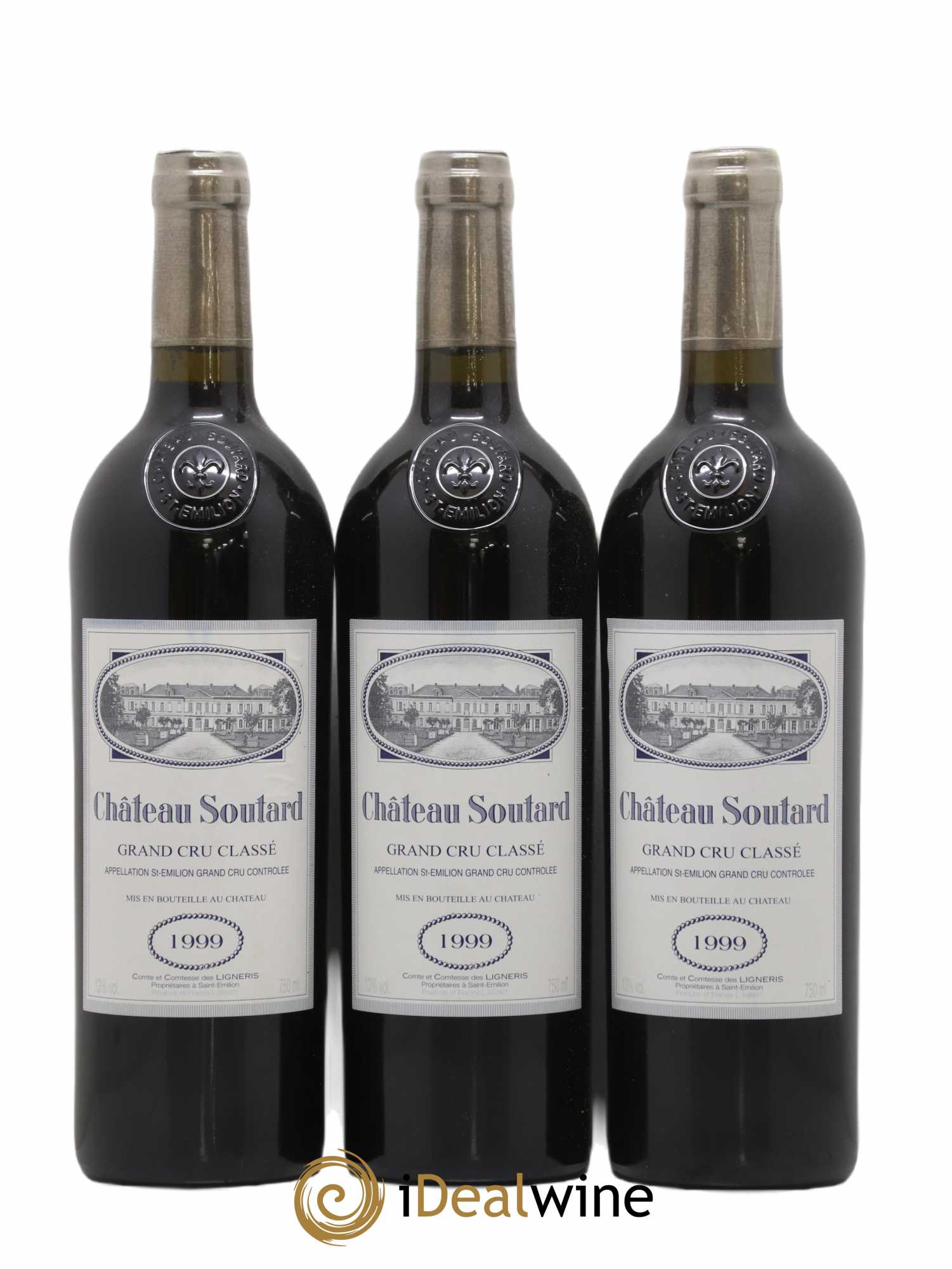 Château Soutard Grand Cru Classé 1999 - Lot de 6 bouteilles - 2