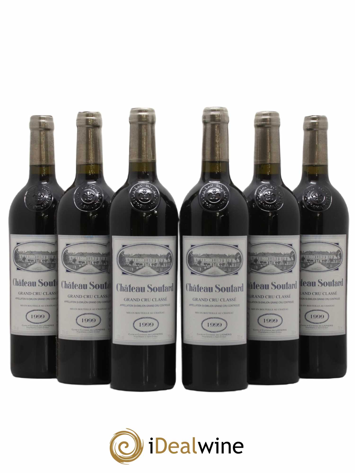 Château Soutard Grand Cru Classé 1999 - Lot de 6 bouteilles - 0