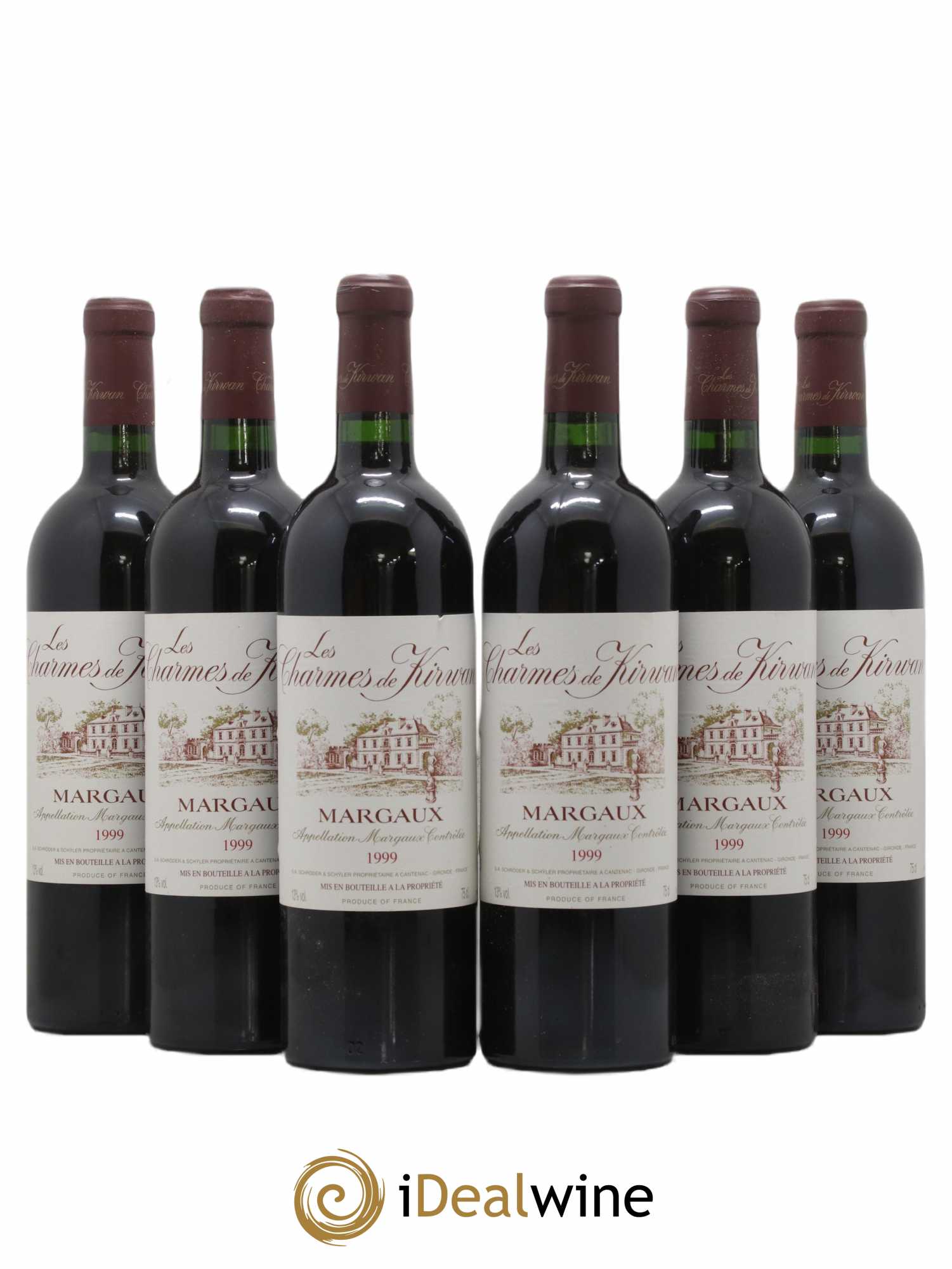 Charmes de Kirwan Second Vin 1999 - Lot de 6 bouteilles - 0