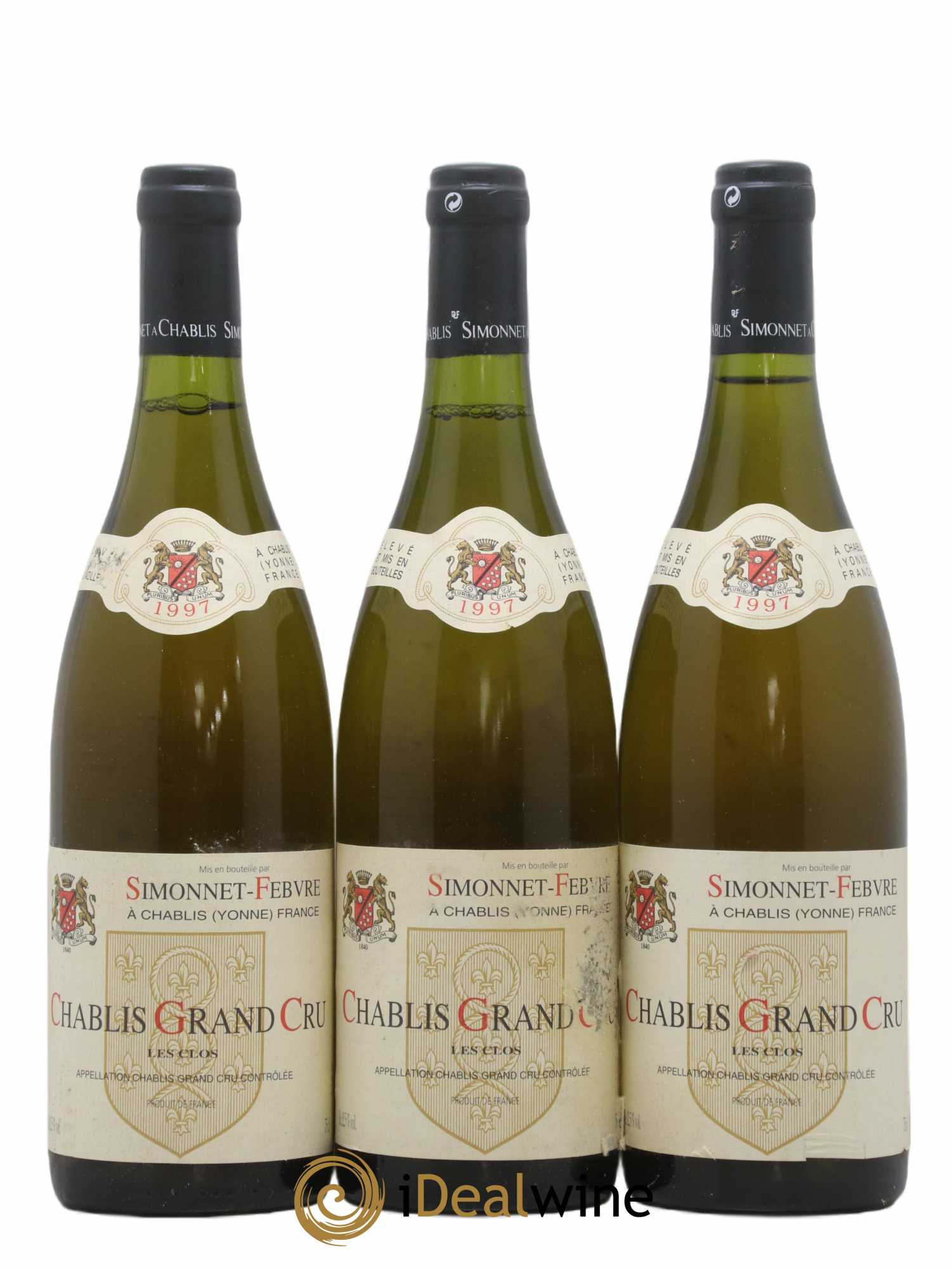 Chablis Grand Cru 1997 - Posten von 3 Flaschen - 0