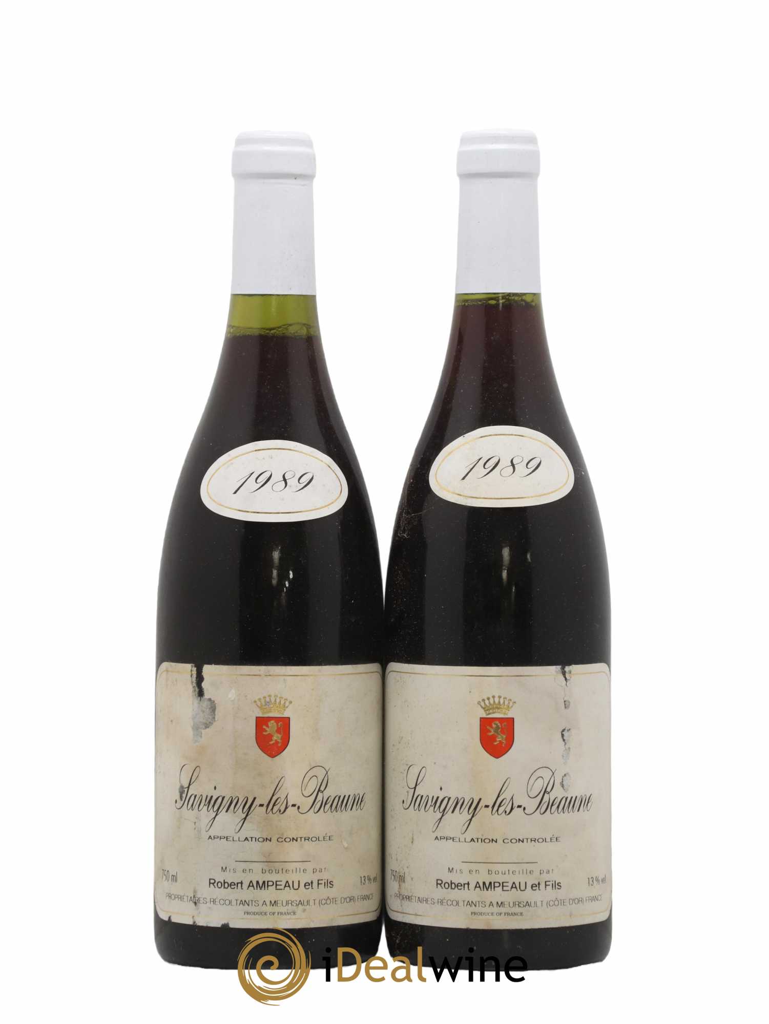 Savigny-lès-Beaune Robert Ampeau 1989 - Lot de 2 bouteilles - 0