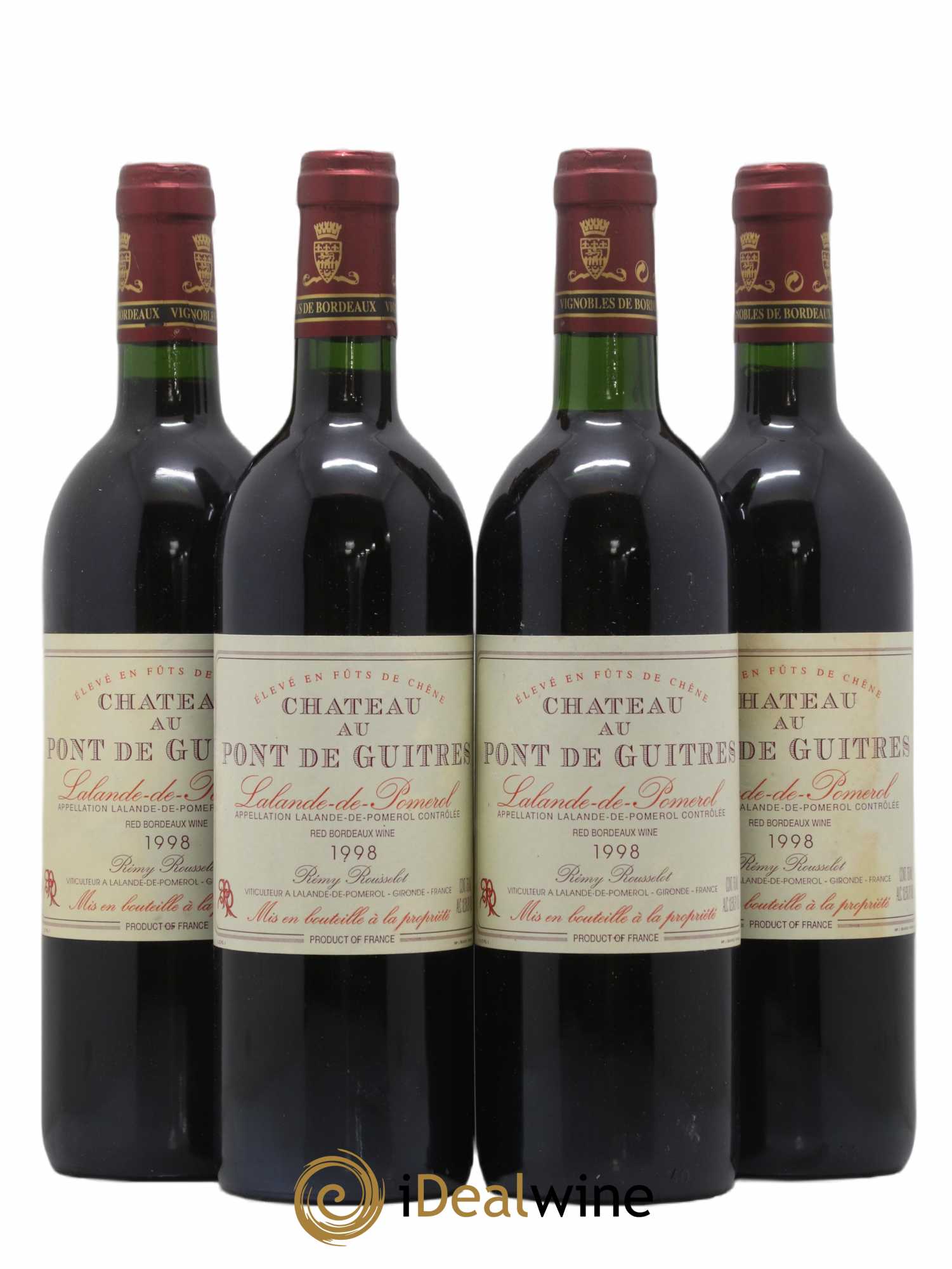 Lalande-de-Pomerol 1998 - Posten von 4 Flaschen - 0
