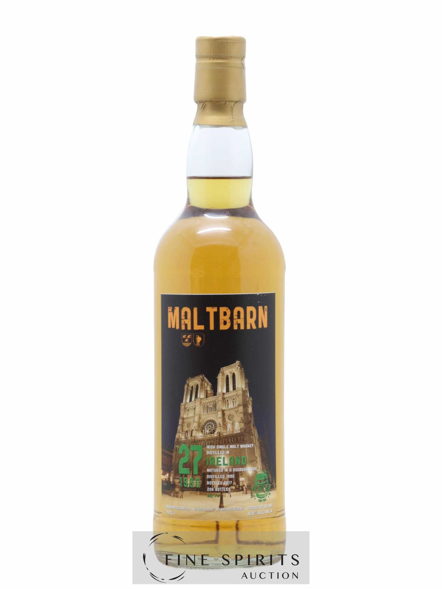 Maltbarn 27 years 1990 Of. N°74 - One of 206 - bottled 2017 - Lot de 1 bouteille - 0