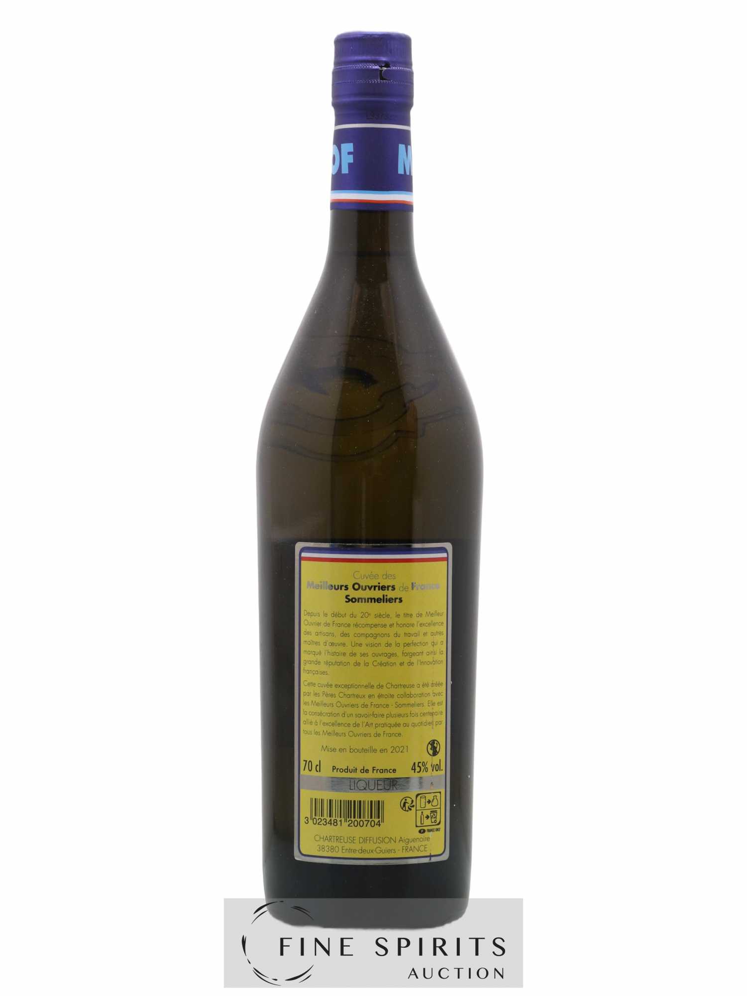 Chartreuse Of. Meilleurs Ouvriers de France Sommeliers Mise 2021 - Lot of 1 bottle - 1