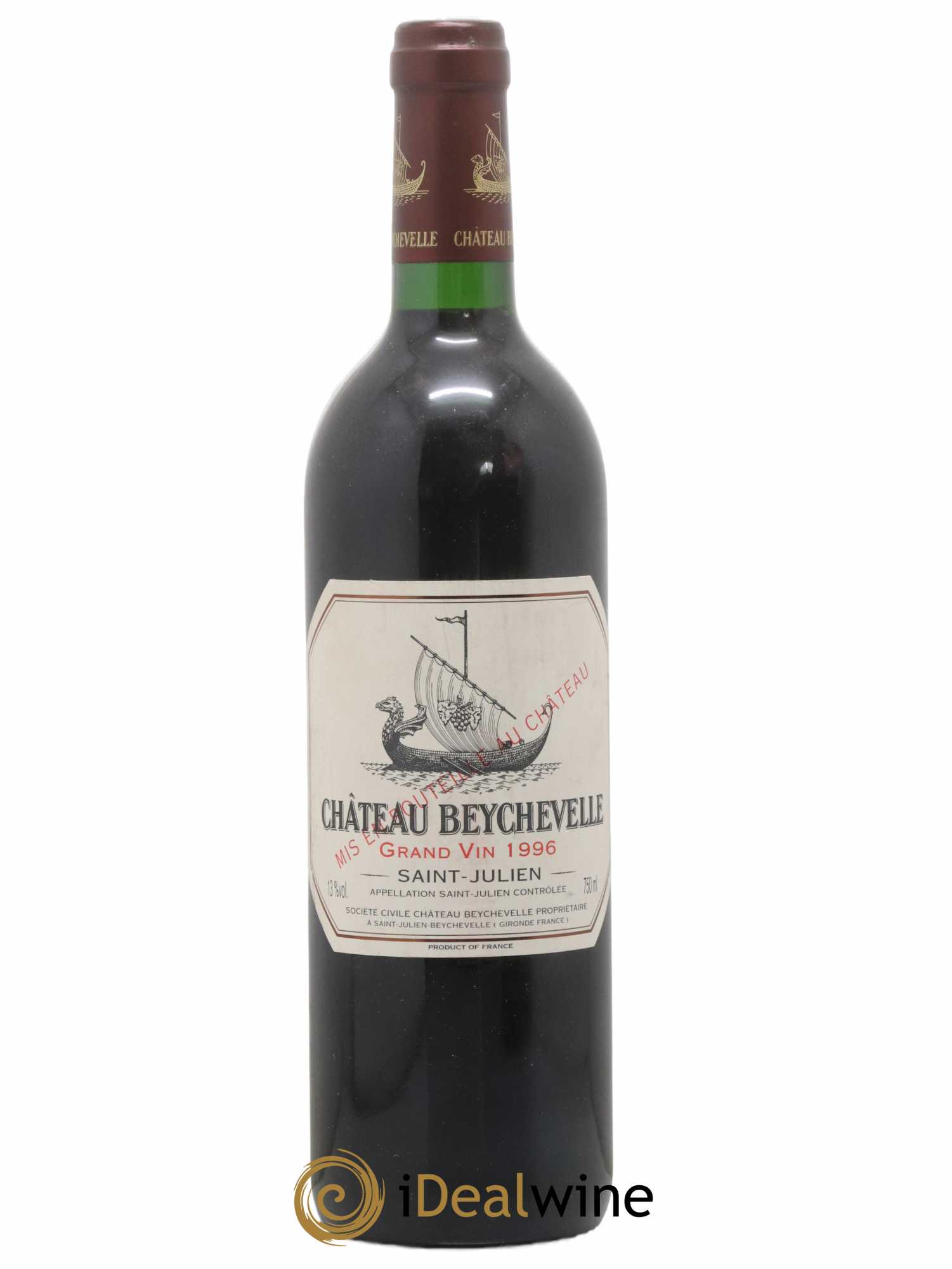 Château Beychevelle 4ème Grand Cru Classé 1996 - Lot de 1 bouteille - 0