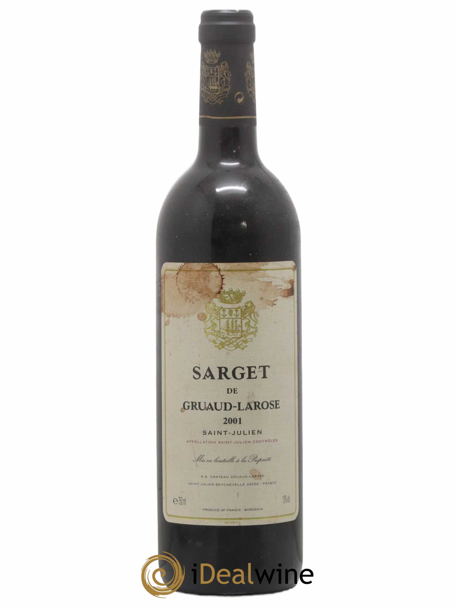 Sarget de Gruaud Larose Second Vin 2001 - Lot de 1 bouteille - 0