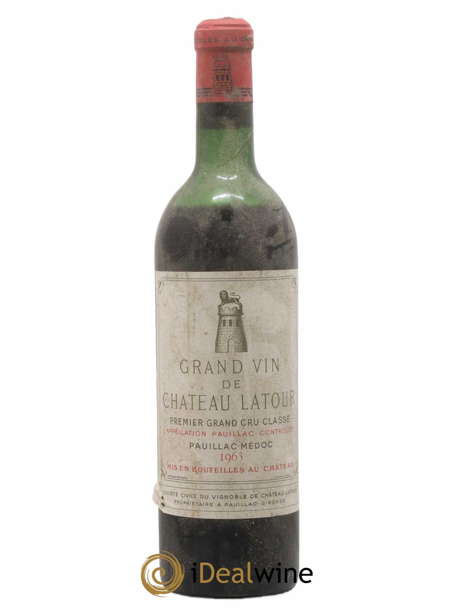 Château Latour 1er Grand Cru Classé 1963 - Lot de 1 bouteille - 0