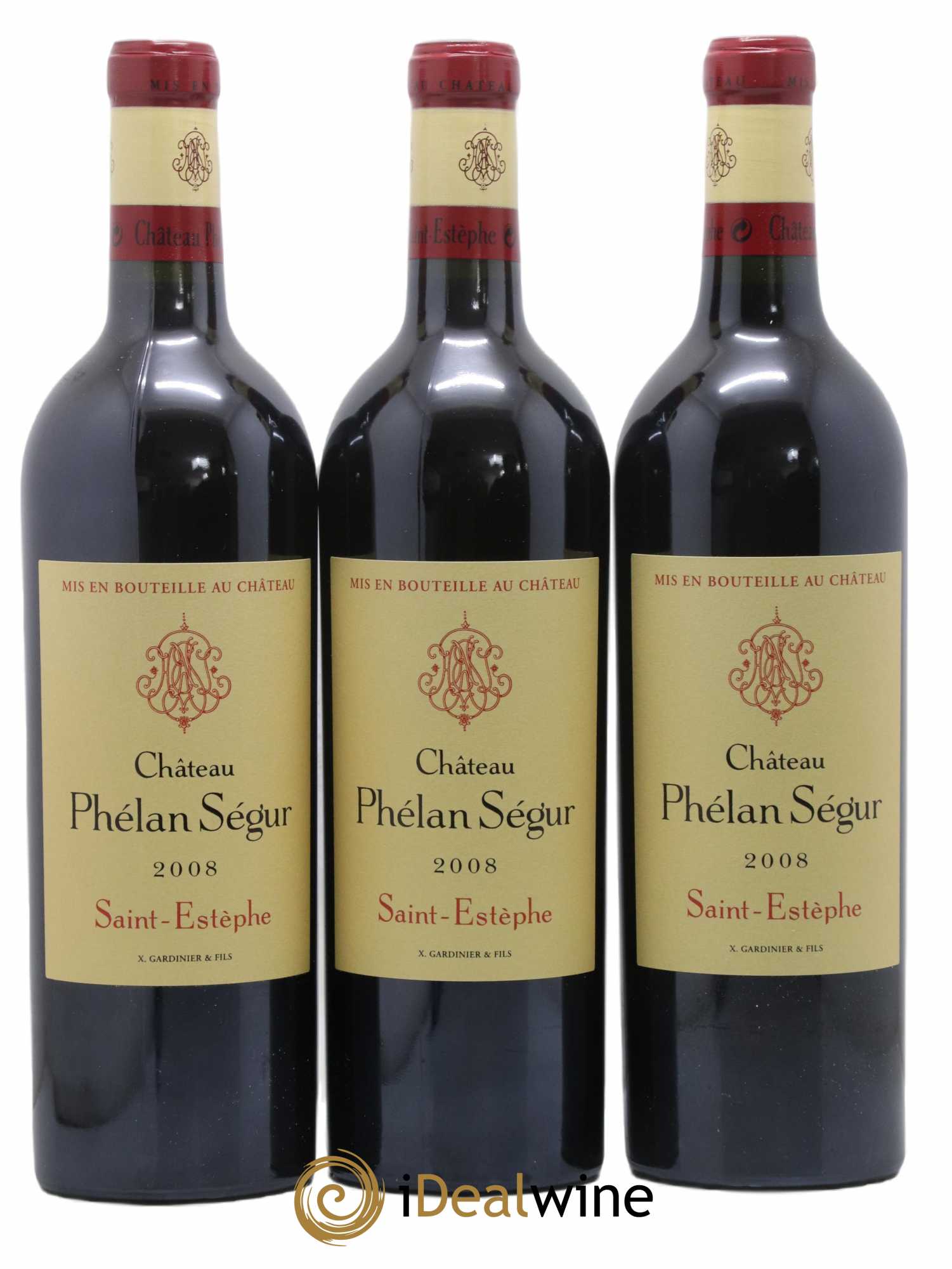 Château Phélan Ségur 2008 - Lot de 6 bouteilles - 2