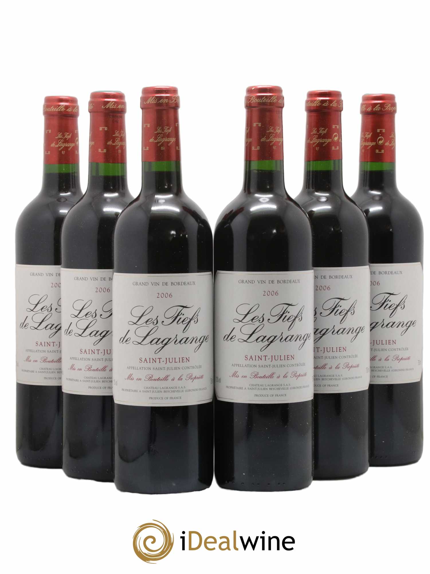 Les Fiefs de Lagrange Second Vin 2006 - Lot de 6 bouteilles - 0