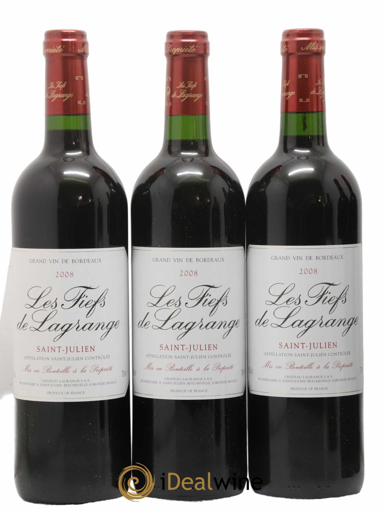 Les Fiefs de Lagrange Second Vin 2008 - Lot de 6 bouteilles - 1