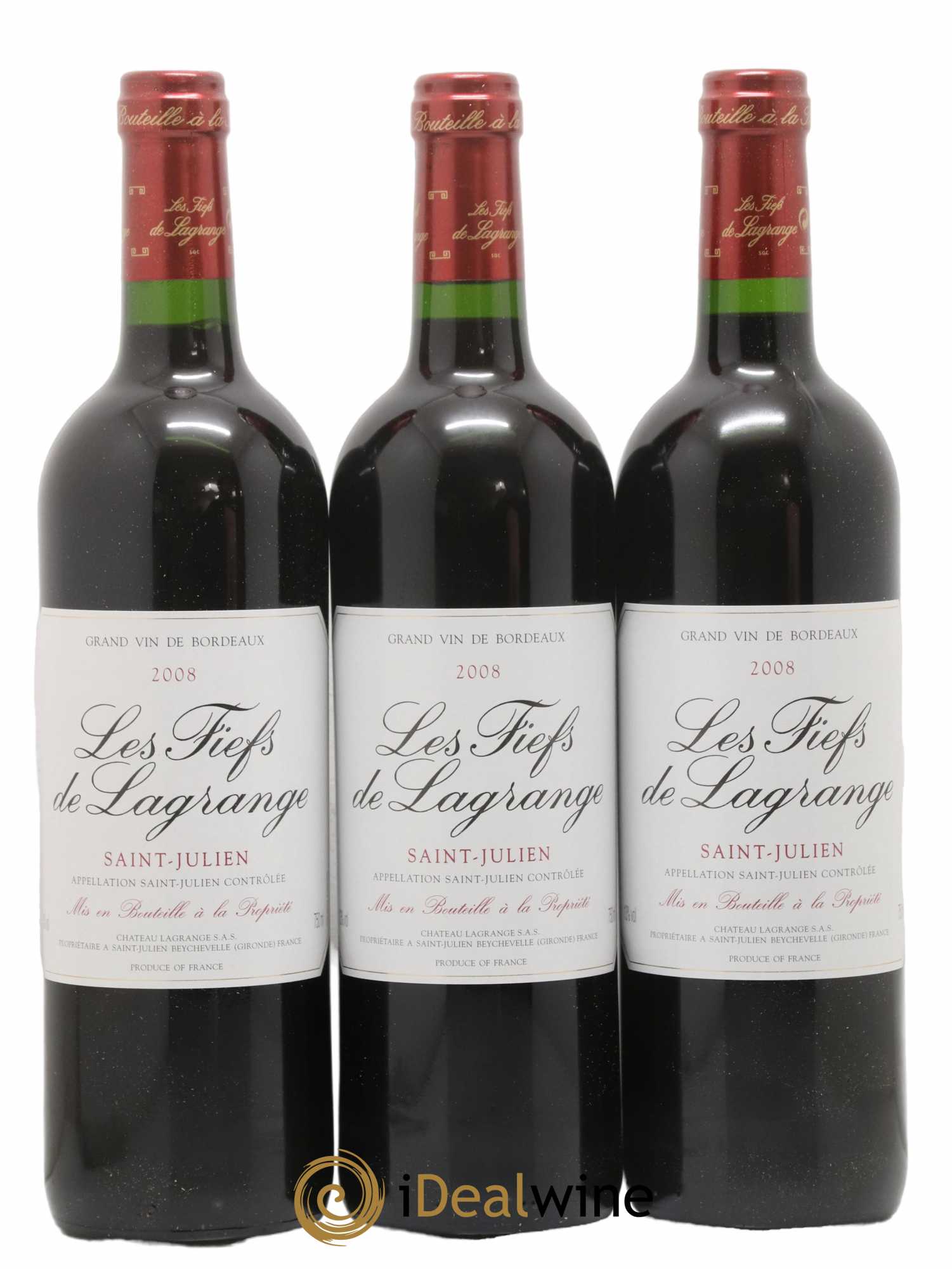 Les Fiefs de Lagrange Second Vin 2008 - Lot de 6 bouteilles - 2