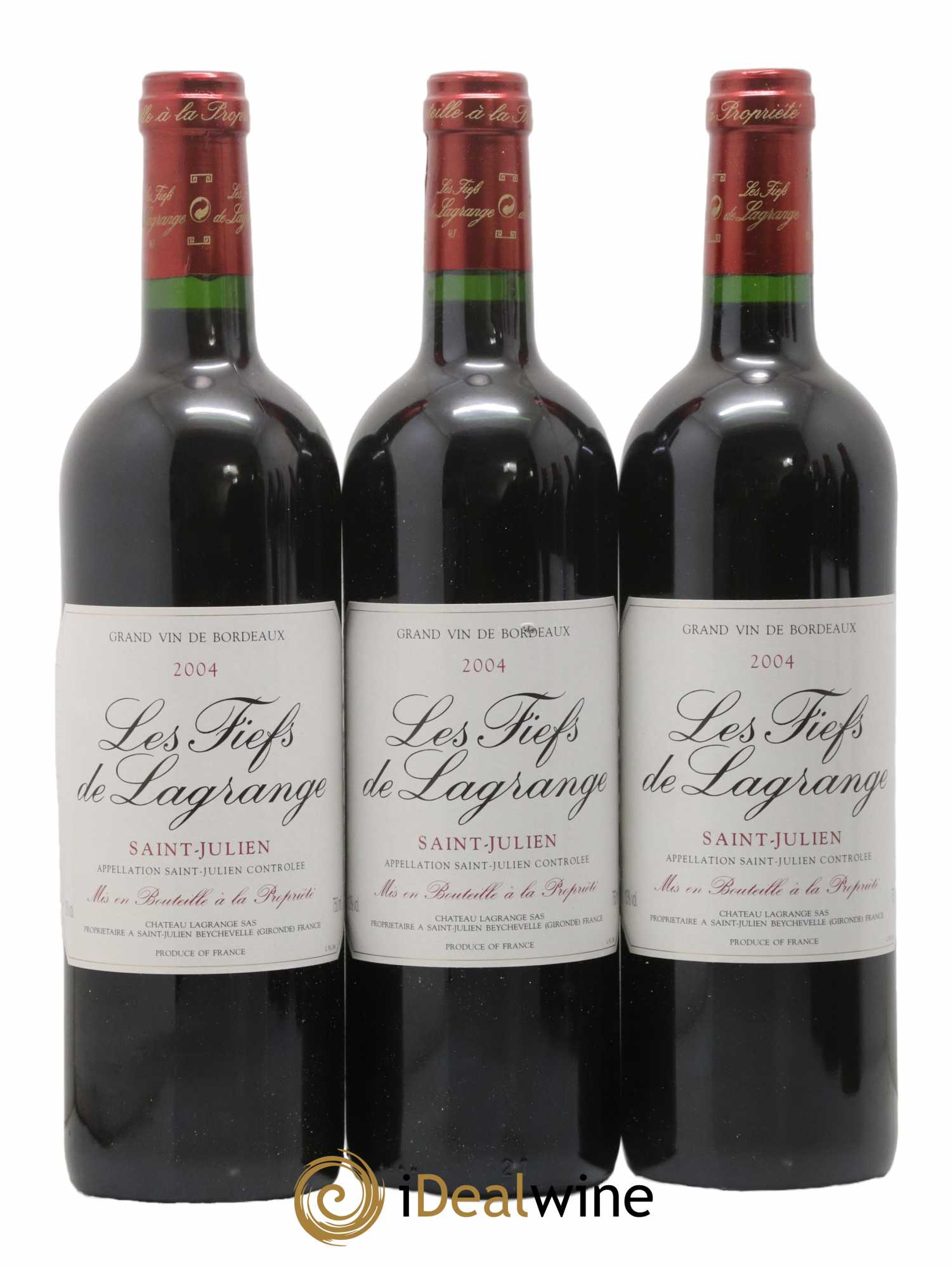 Les Fiefs de Lagrange Second Vin 2004 - Lot of 6 bottles - 1