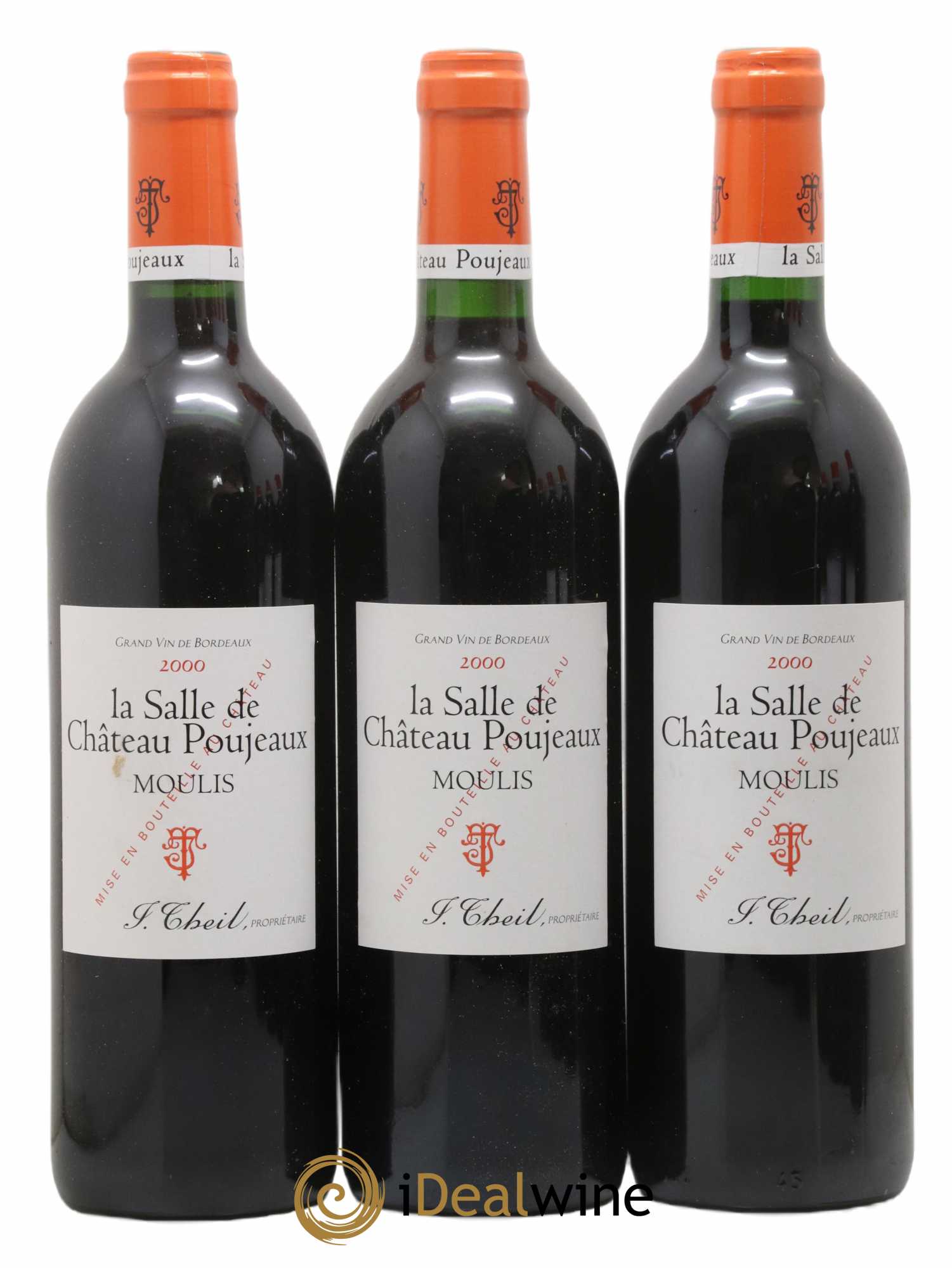 Moulis en Médoc La Salle de Château Poujeaux 2000 - Lot de 6 bouteilles - 1
