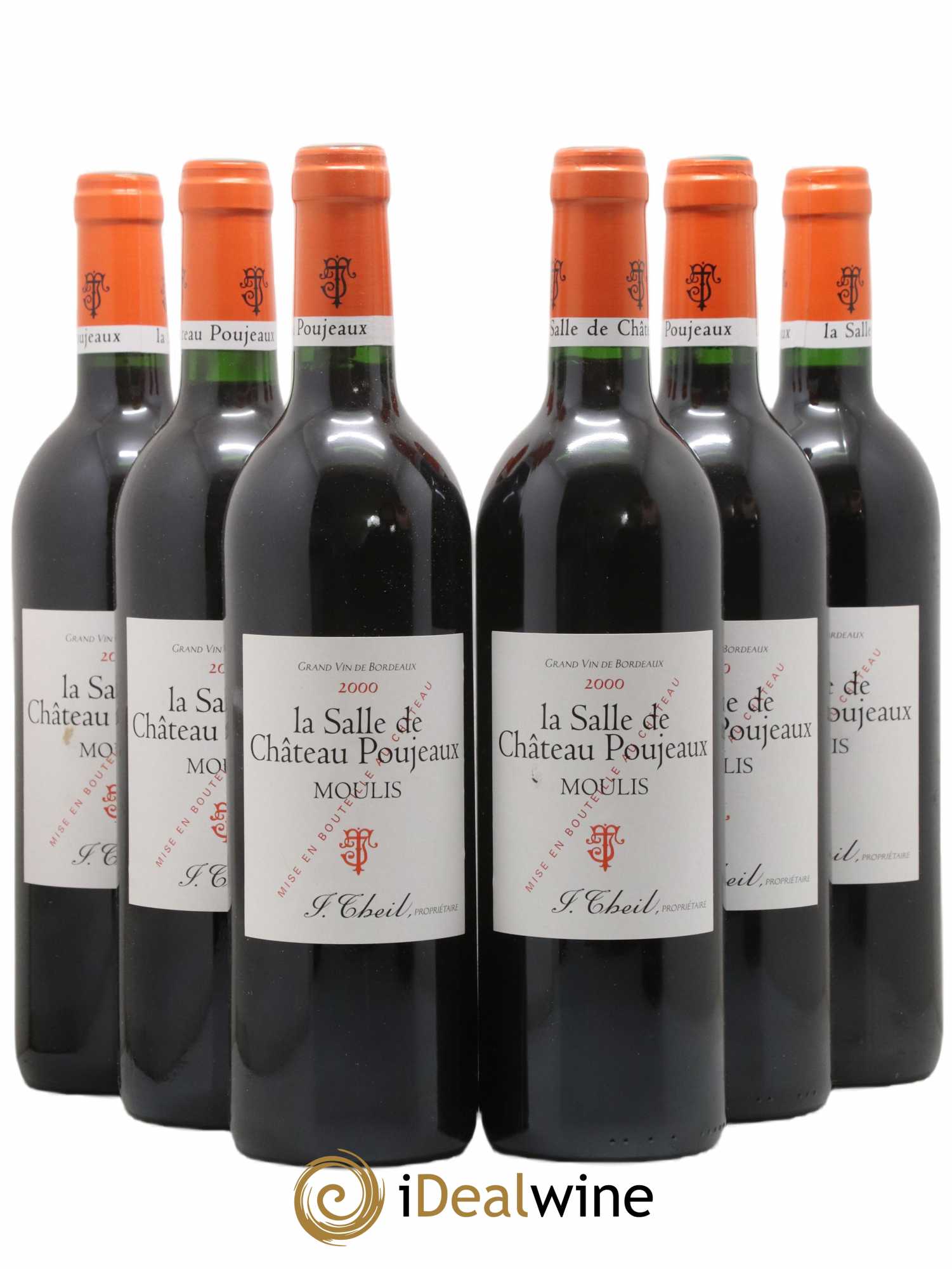 Moulis en Médoc La Salle de Château Poujeaux 2000 - Lot de 6 bouteilles - 0
