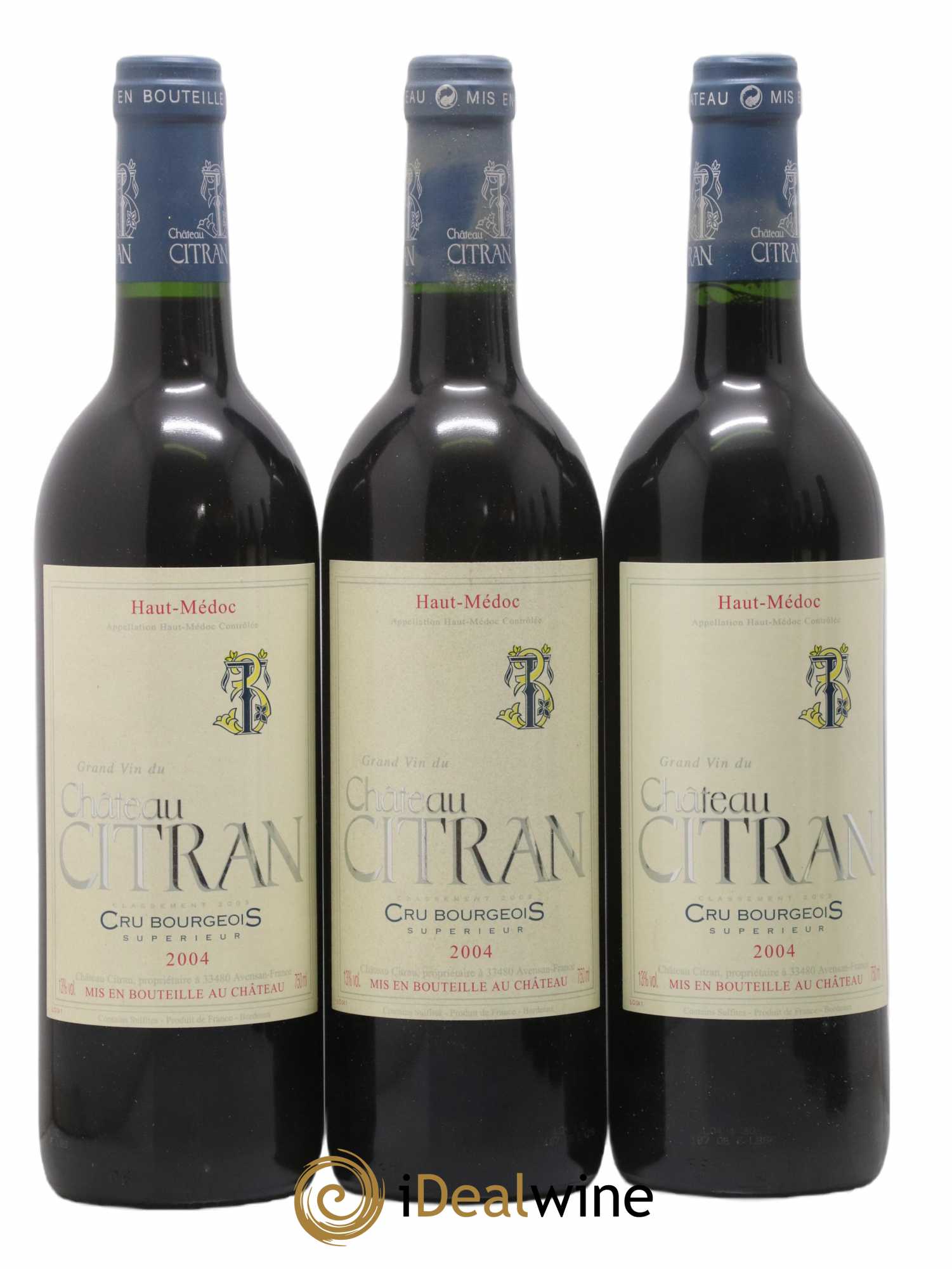 Château Citran Cru Bourgeois 2004 - Lot de 6 bouteilles - 1