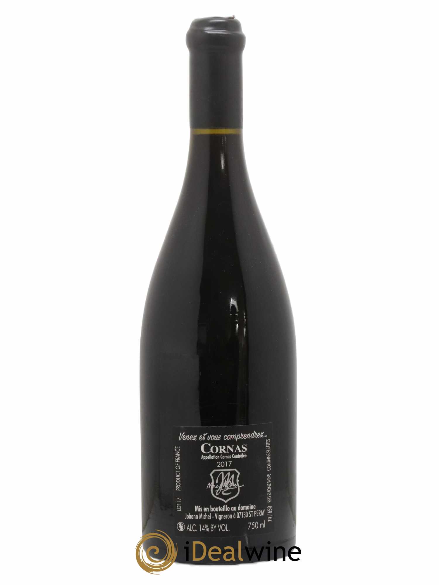 Cornas Mère Michel Domaine Johann Michel 2017 - Lot de 1 bouteille - 1