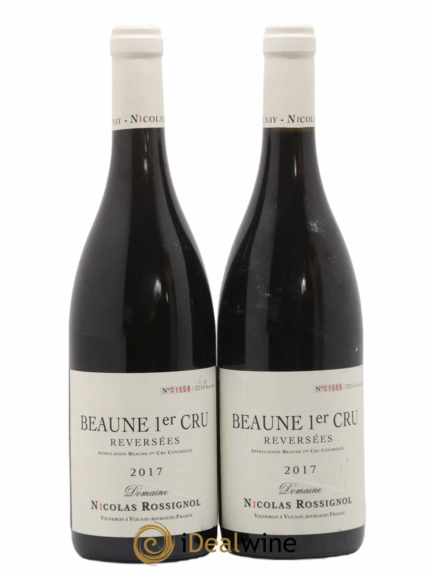 Beaune 1er Cru Reversées Nicolas Rossignol 2017 - Lot de 2 bouteilles - 0