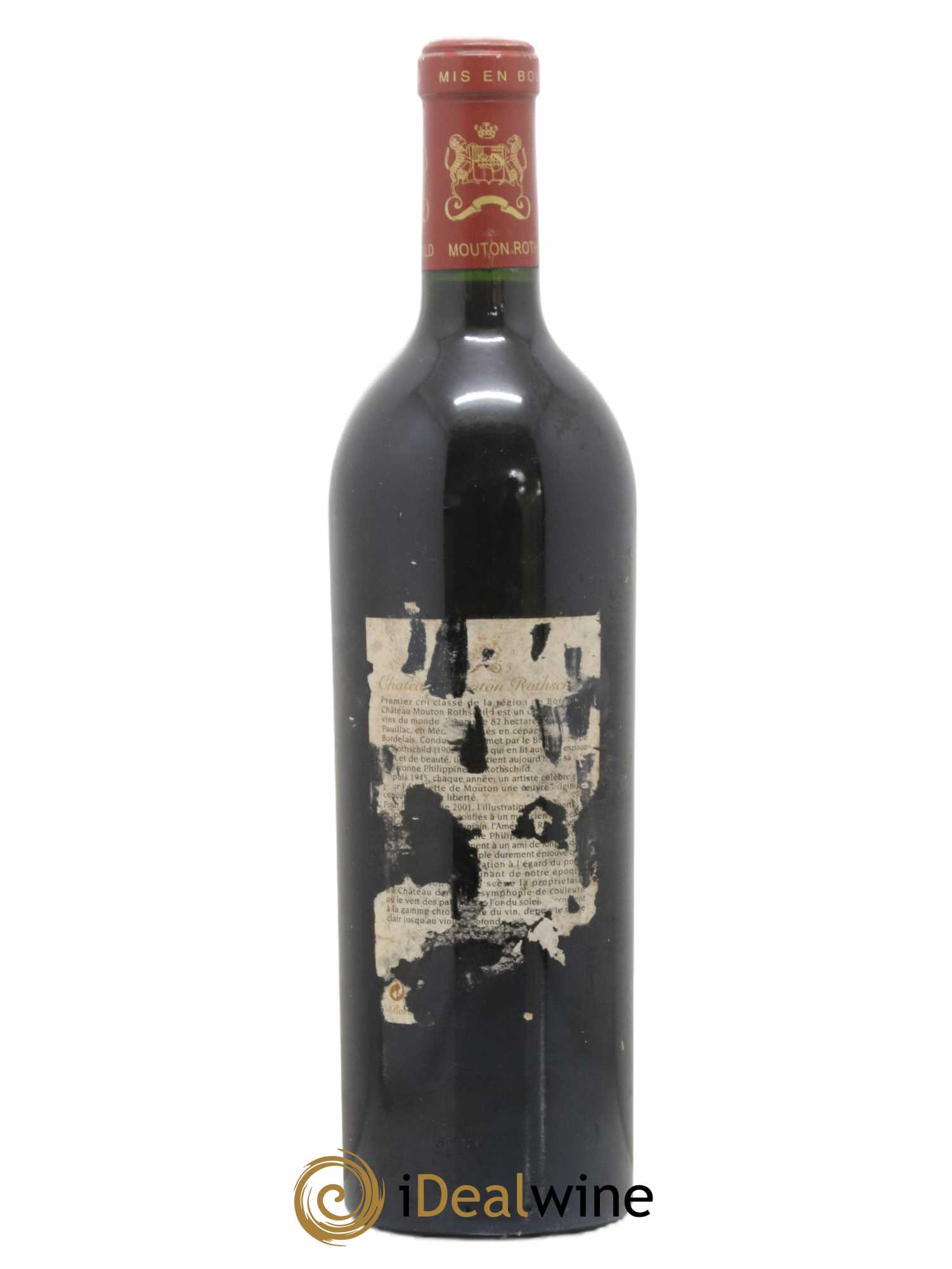 Château Mouton Rothschild 1er Grand Cru Classé 2001 - Lot de 1 bouteille - 1