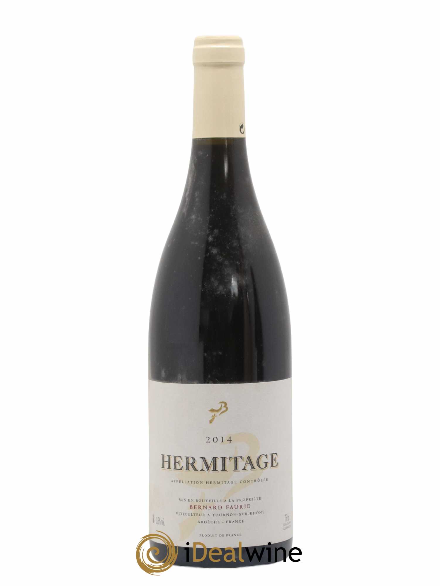 Hermitage Greffieux Bessards (capsule blanche) Bernard Faurie 2014 - Lot de 1 bouteille - 0