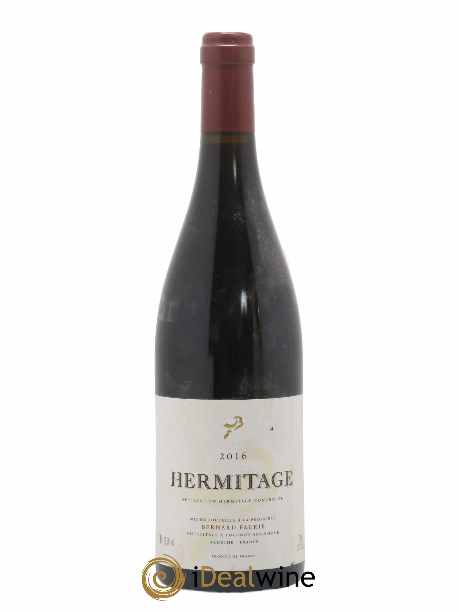 Hermitage Les Bessards (capsule rouge) Bernard Faurie 2016 - Lot de 1 bouteille - 0