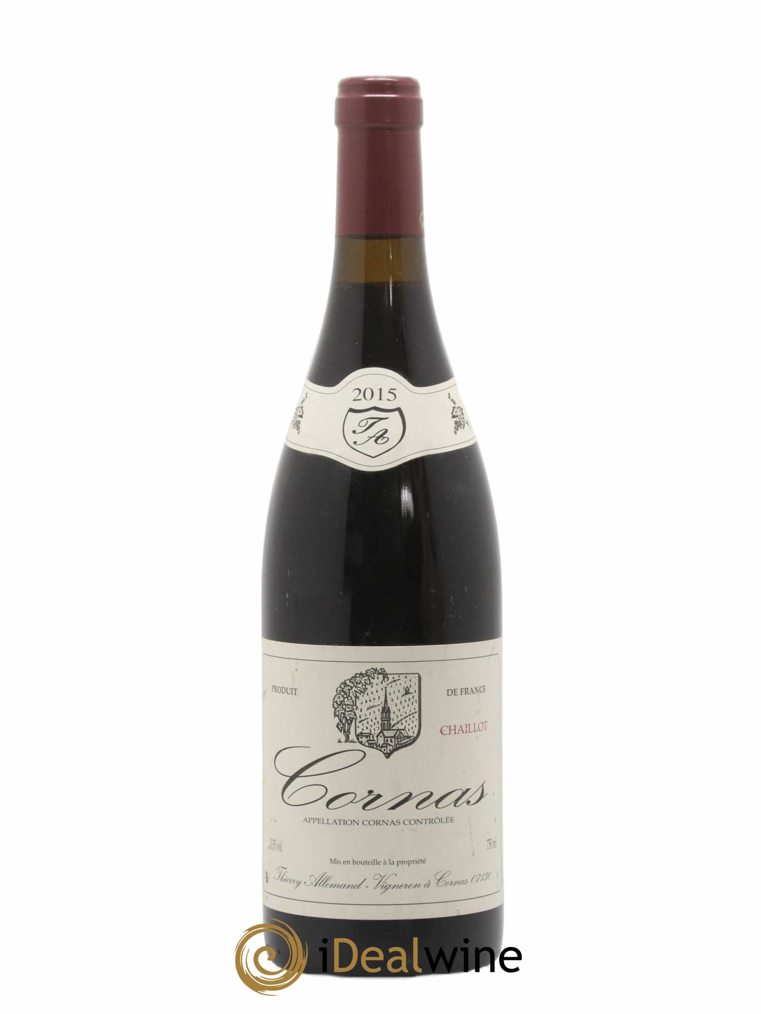 Cornas Chaillot Thierry Allemand 2015 - Lot de 1 bouteille - 0