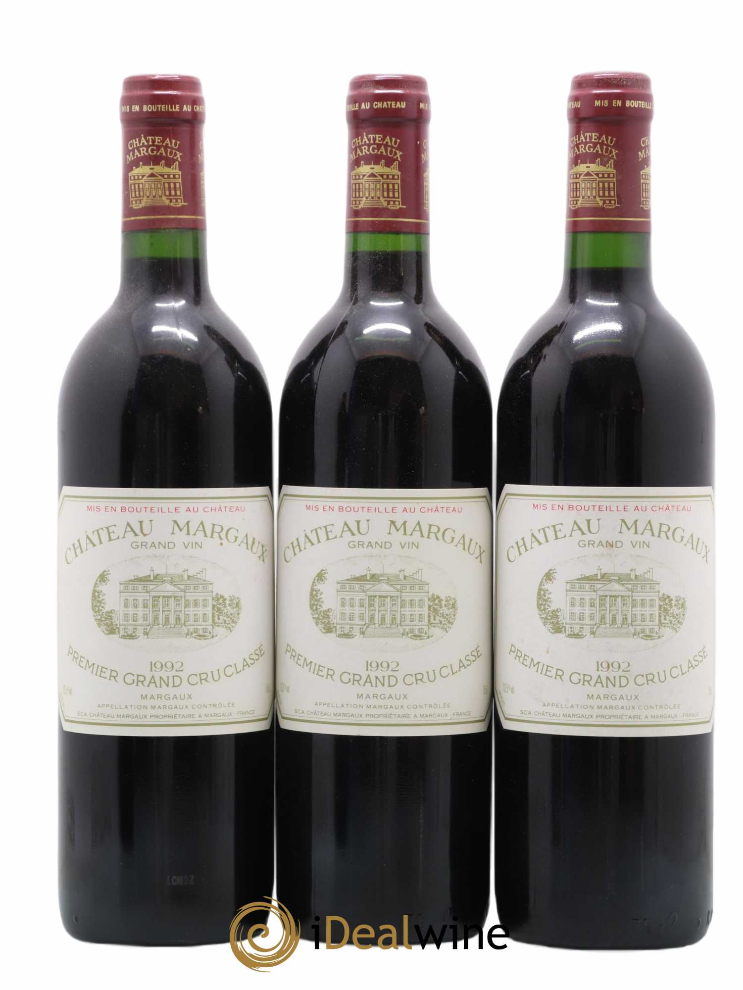 Château Margaux 1er Grand Cru Classé 1992 - Lot de 12 bouteilles - 1