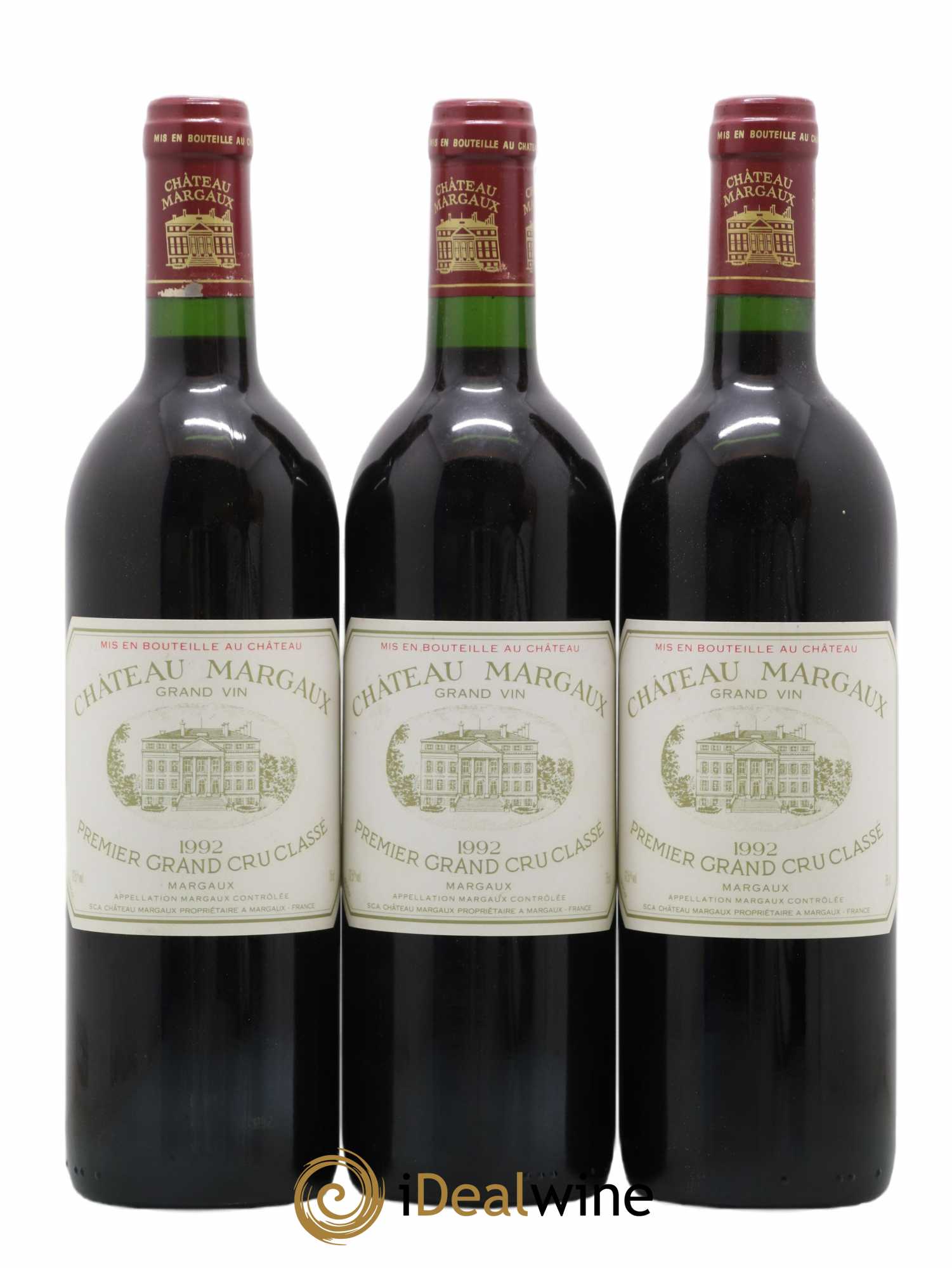 Château Margaux 1er Grand Cru Classé 1992 - Lot de 12 bouteilles - 3