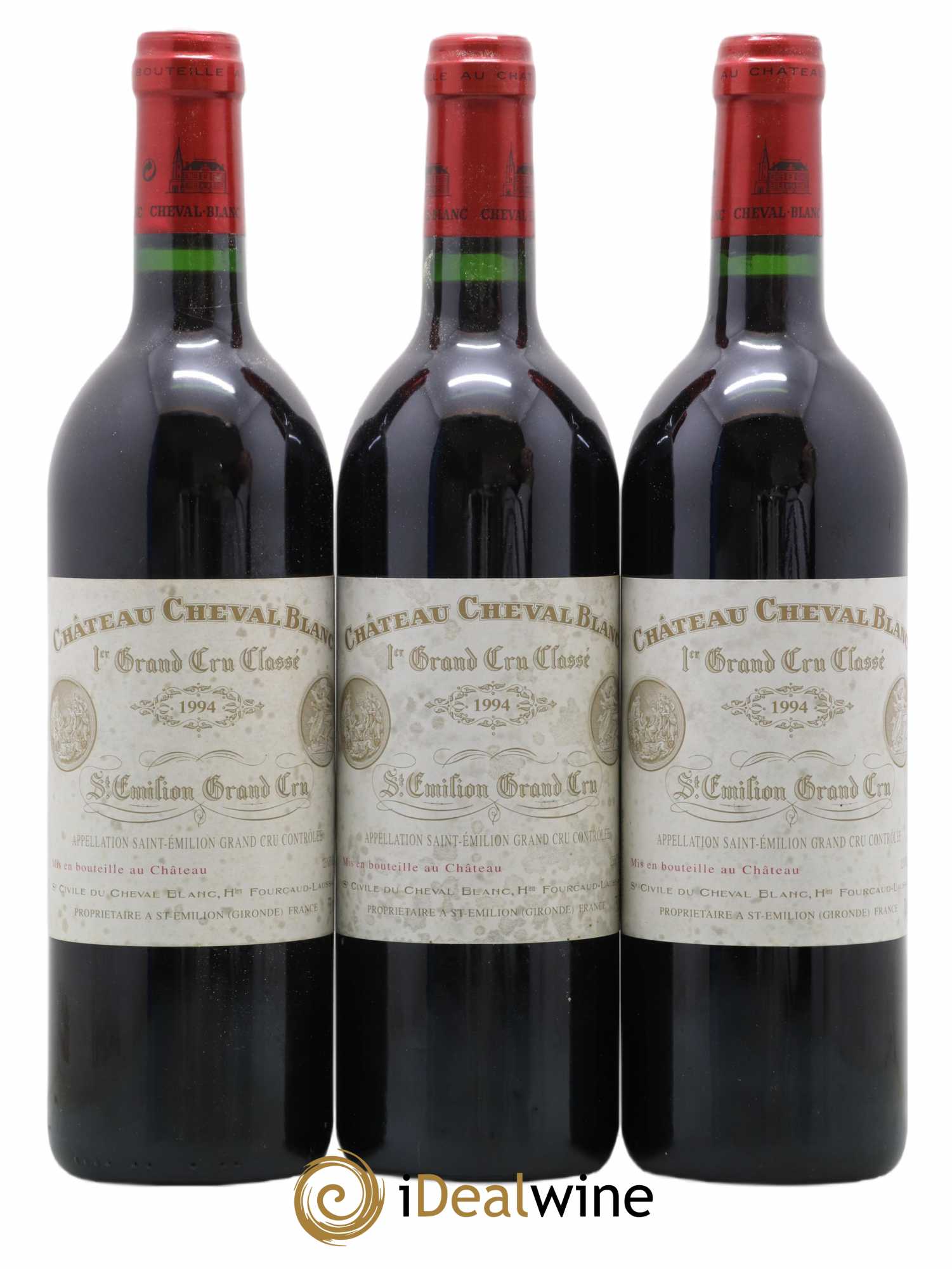 Château Cheval Blanc 1er Grand Cru Classé A 1994 - Lot de 12 bouteilles - 4
