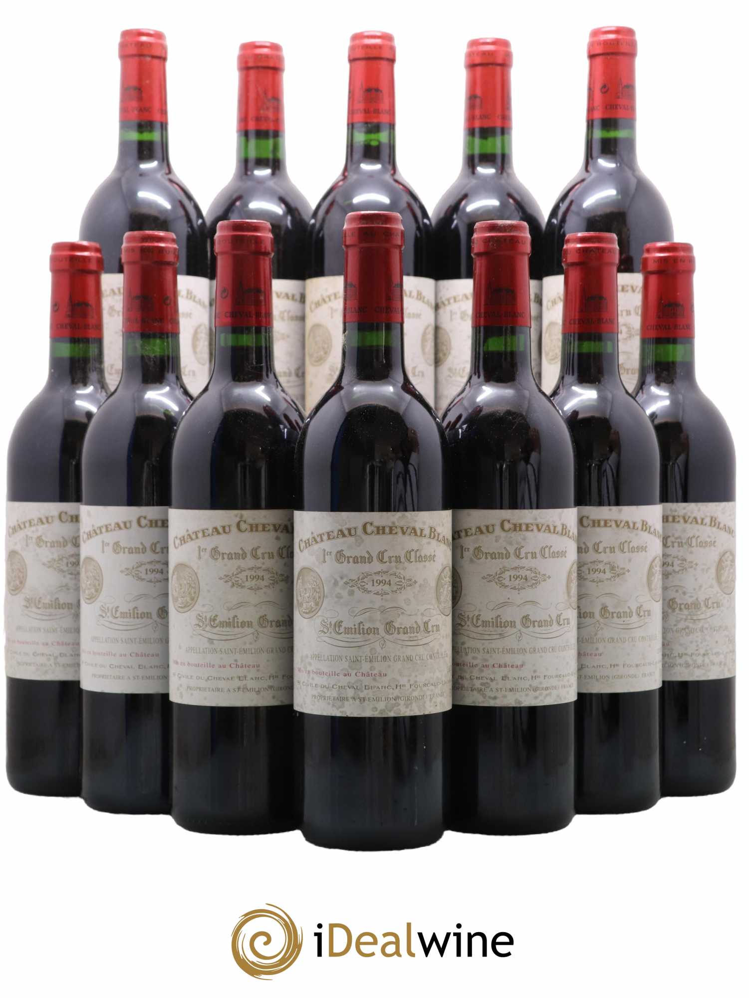 Château Cheval Blanc 1er Grand Cru Classé A 1994 - Lot de 12 bouteilles - 0