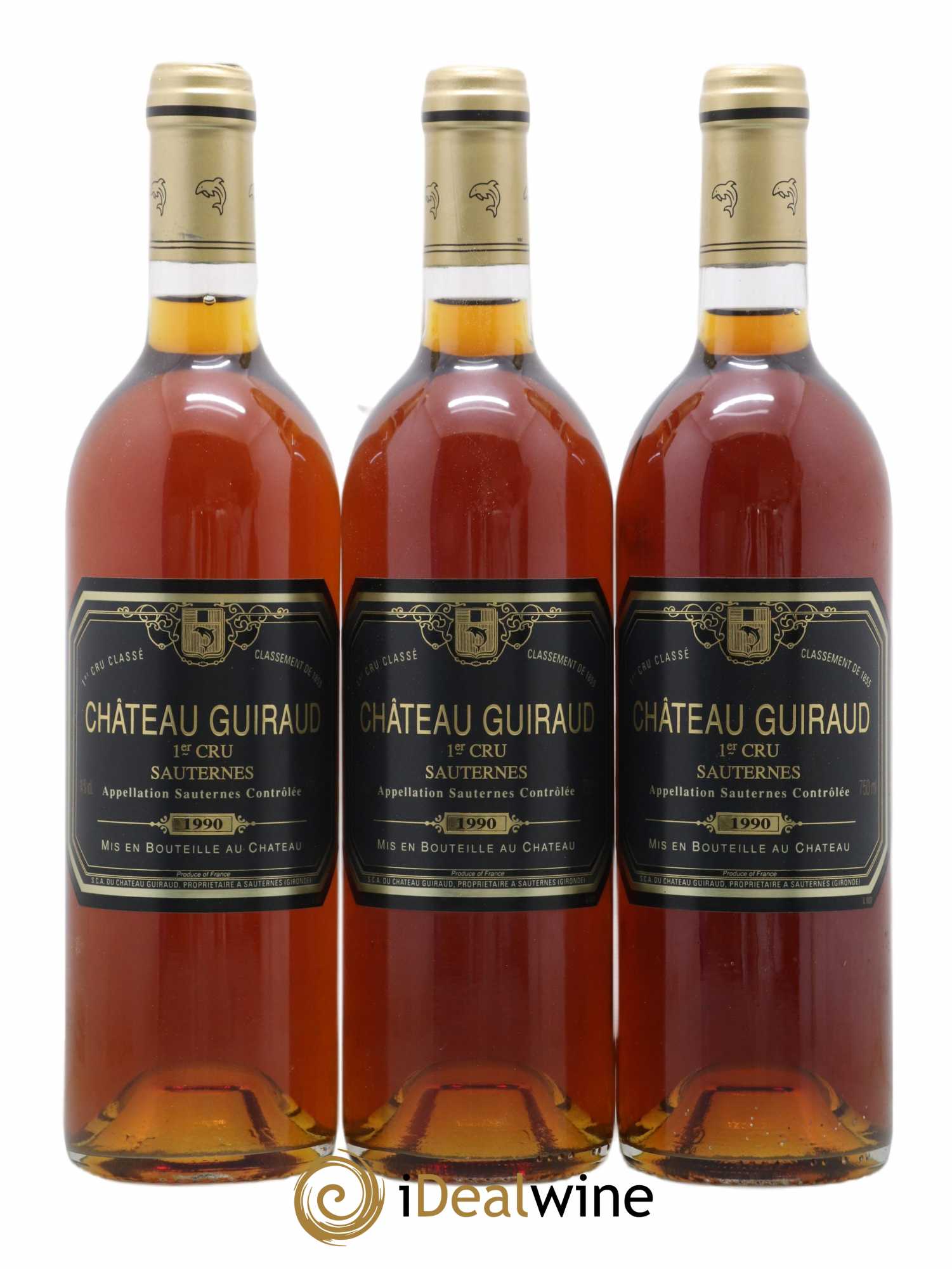 Château Guiraud 1er Grand Cru Classé 1990 - Lotto di 12 bottiglie - 2